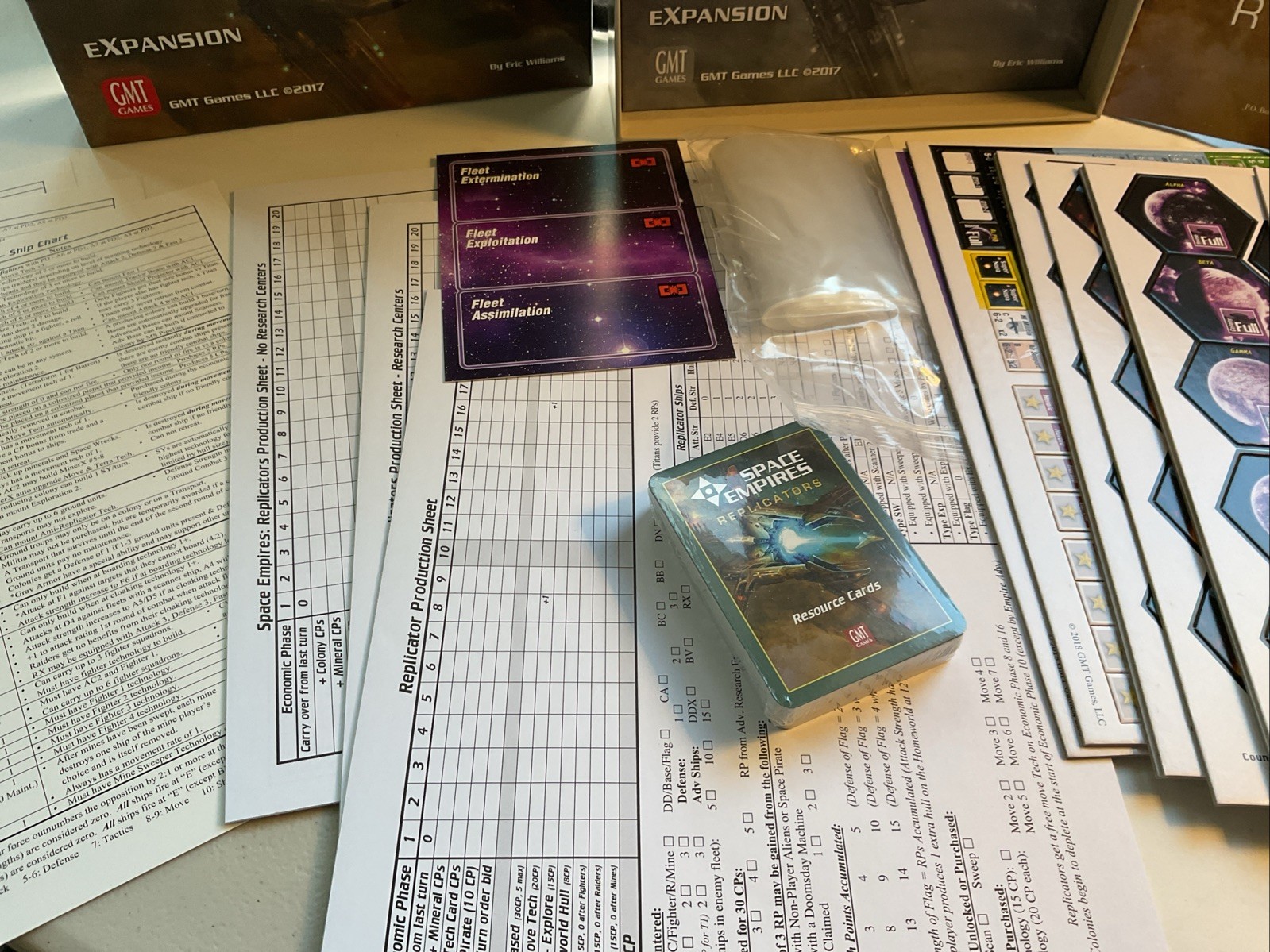 2017 – Space Empires: Replicators GMT Games GMT1717; OPENBOX – UNPUNCHED 🔥👀