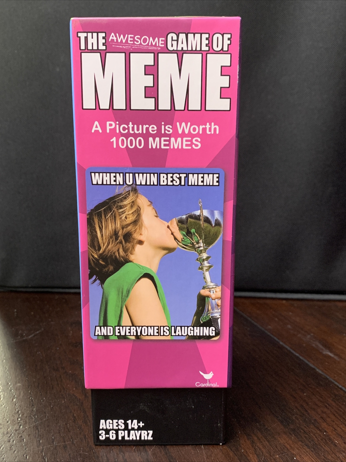 The Awesome Game of Meme Cards Game Box Ages 14+ 3-6 Players Fast Shipping Game
