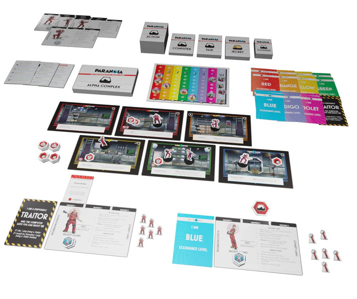 Paranoia The Uncooperative Board Game – Fun Sci-Fi Strategy for 2-6 Players