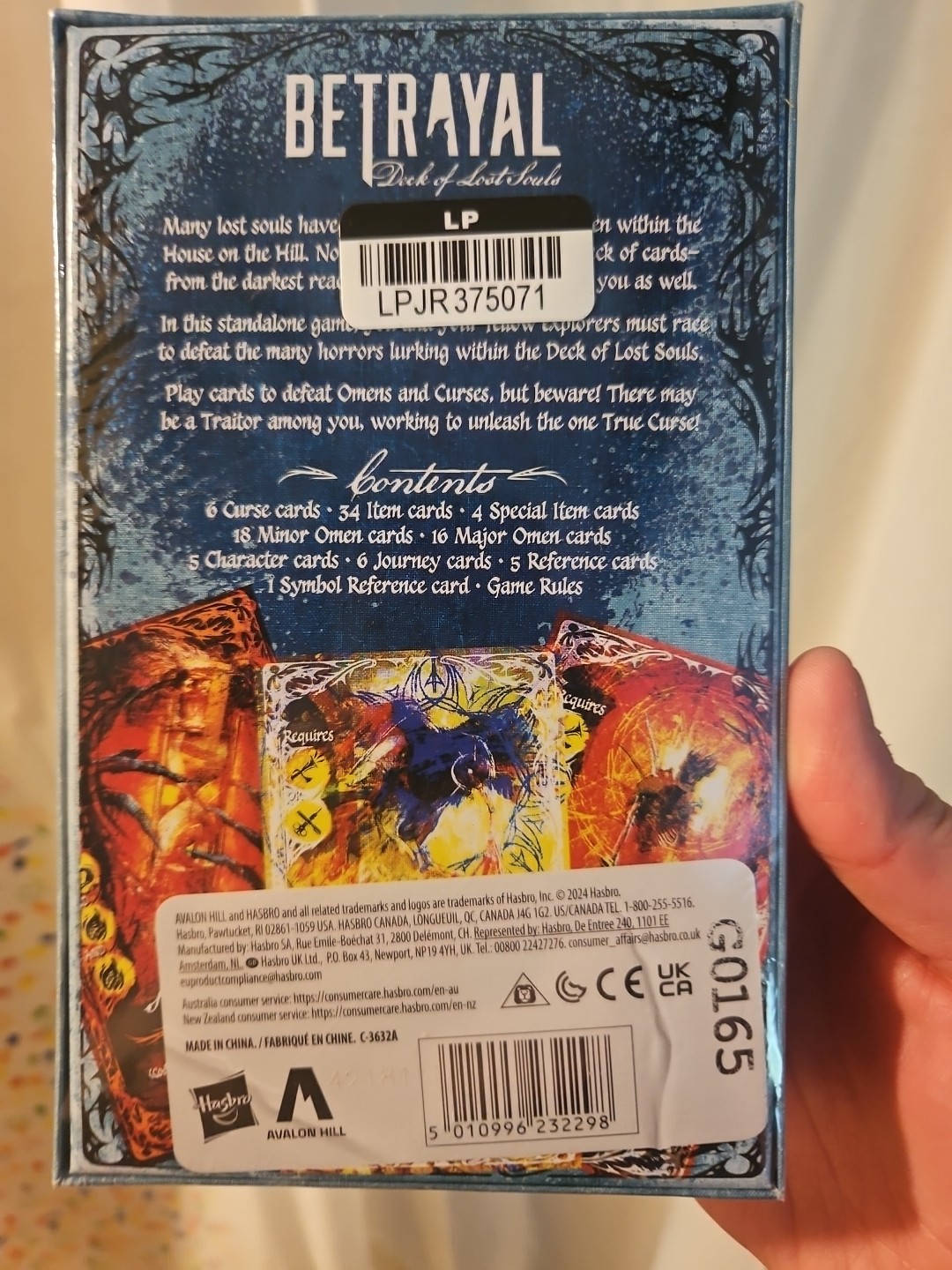 Betrayal Deck of Lost Souls Card Game – Tarot-Inspired, 3-5 Players, Ages 12+