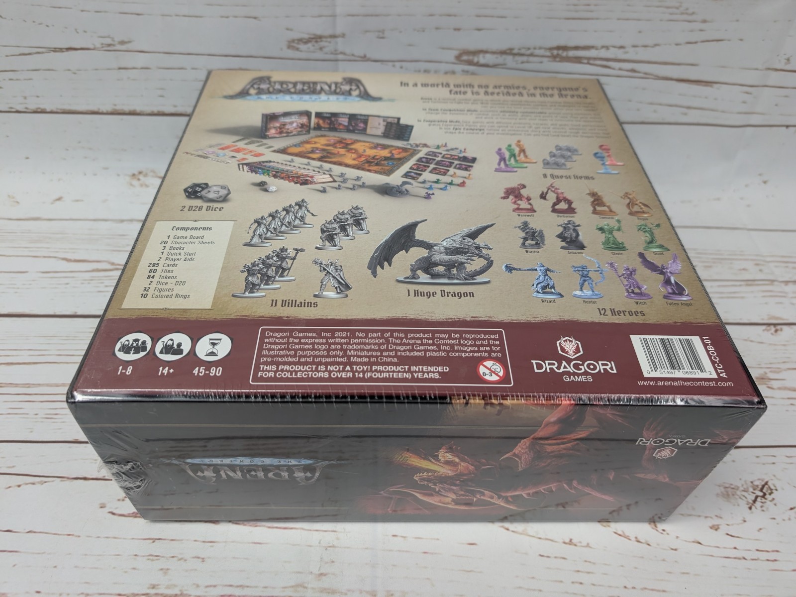 Arena The Contest Board Game NIS Dragori Games Fantasy Tactical Combat