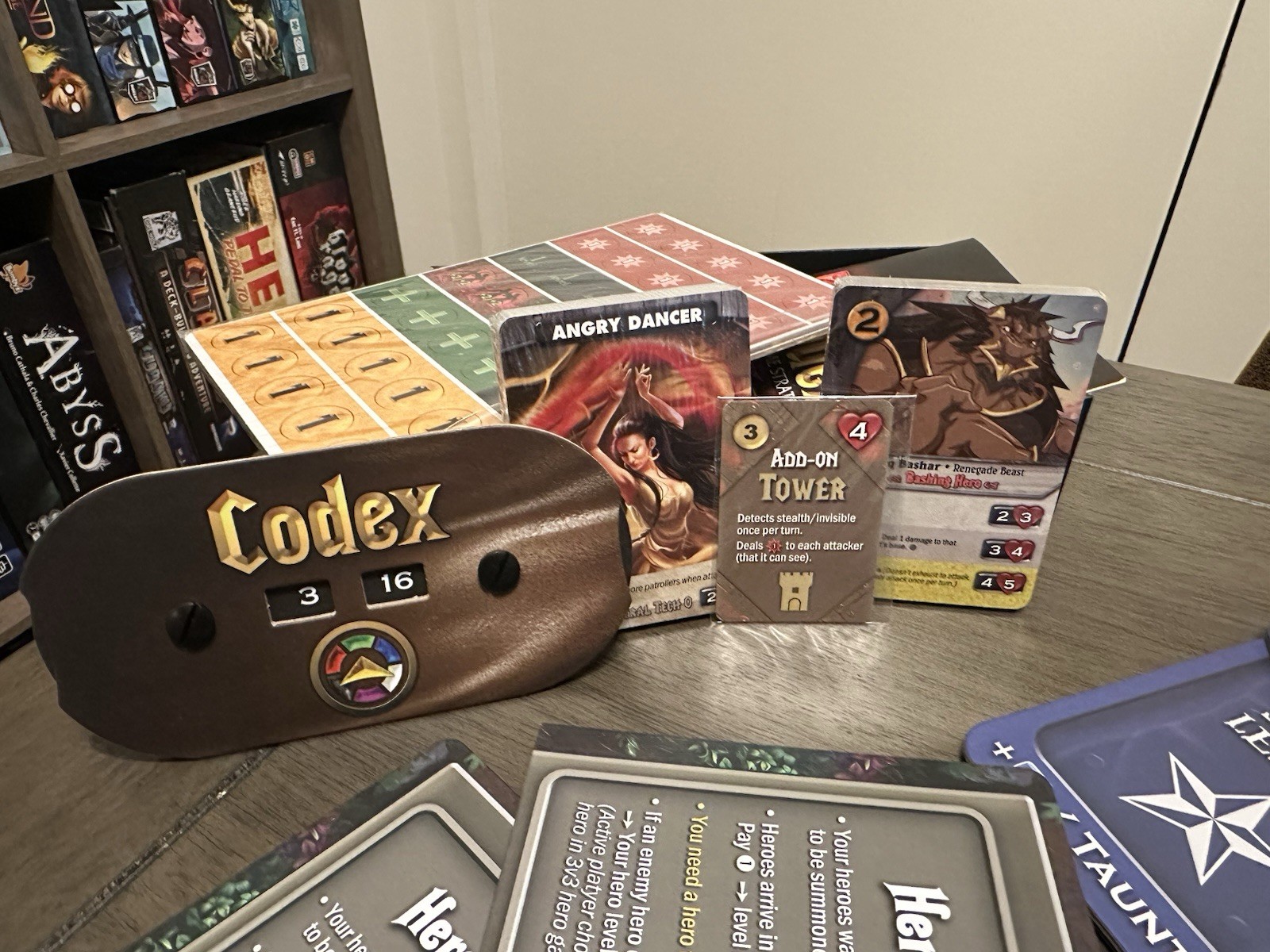 Codex Card Time Strategy Bashing v Finesse Starter Set Board Game Complete 2016