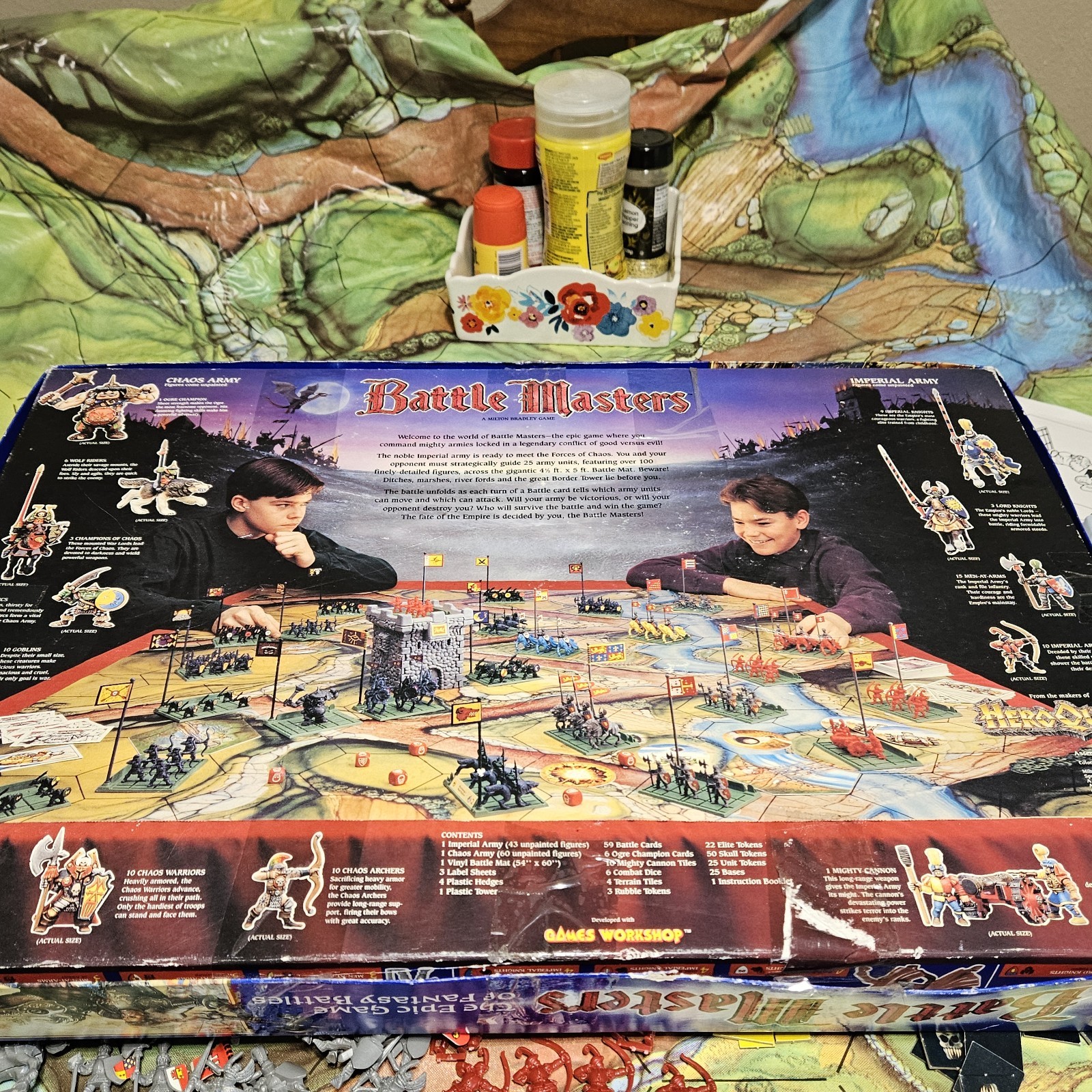 Battle Masters The Epic Game of Fantasy Battles1992 Milton Bradley Near Complete