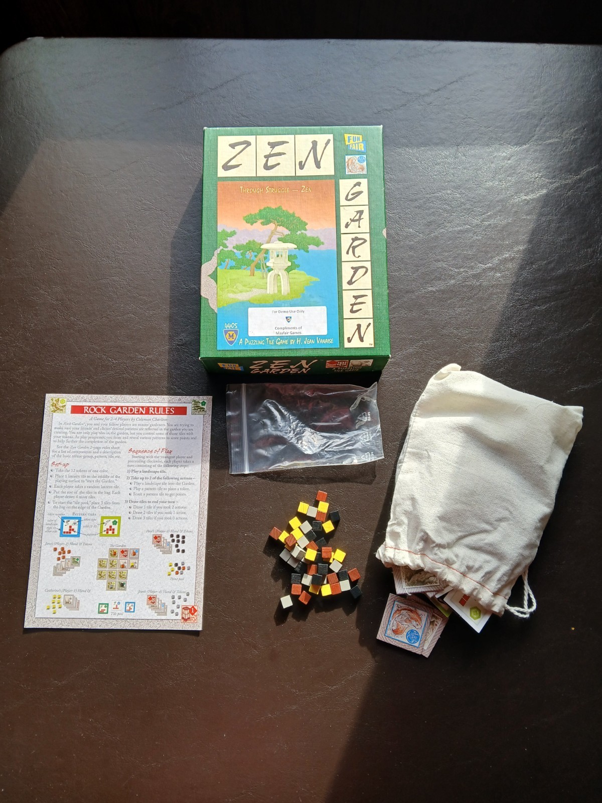 Zen Garden Game – Mayfair 2013 – Rare Game Store Version – Complete