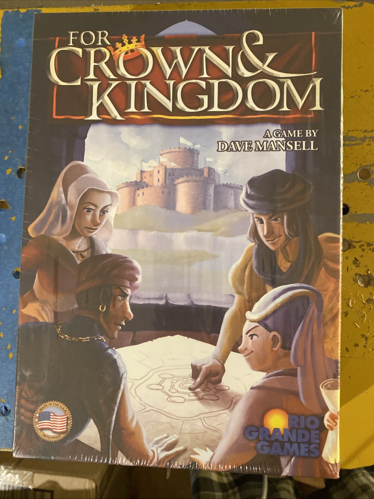 For Crown And Kingdom Board Game Dave Mansell New sealed! Rio grande Games