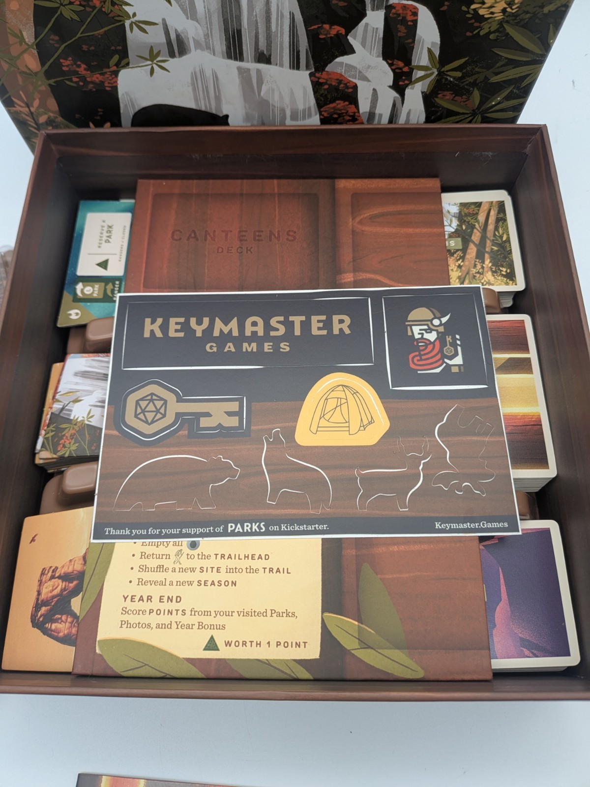 Parks 1st Ed Kickstarter Editio & Nightfall Expansion OOP