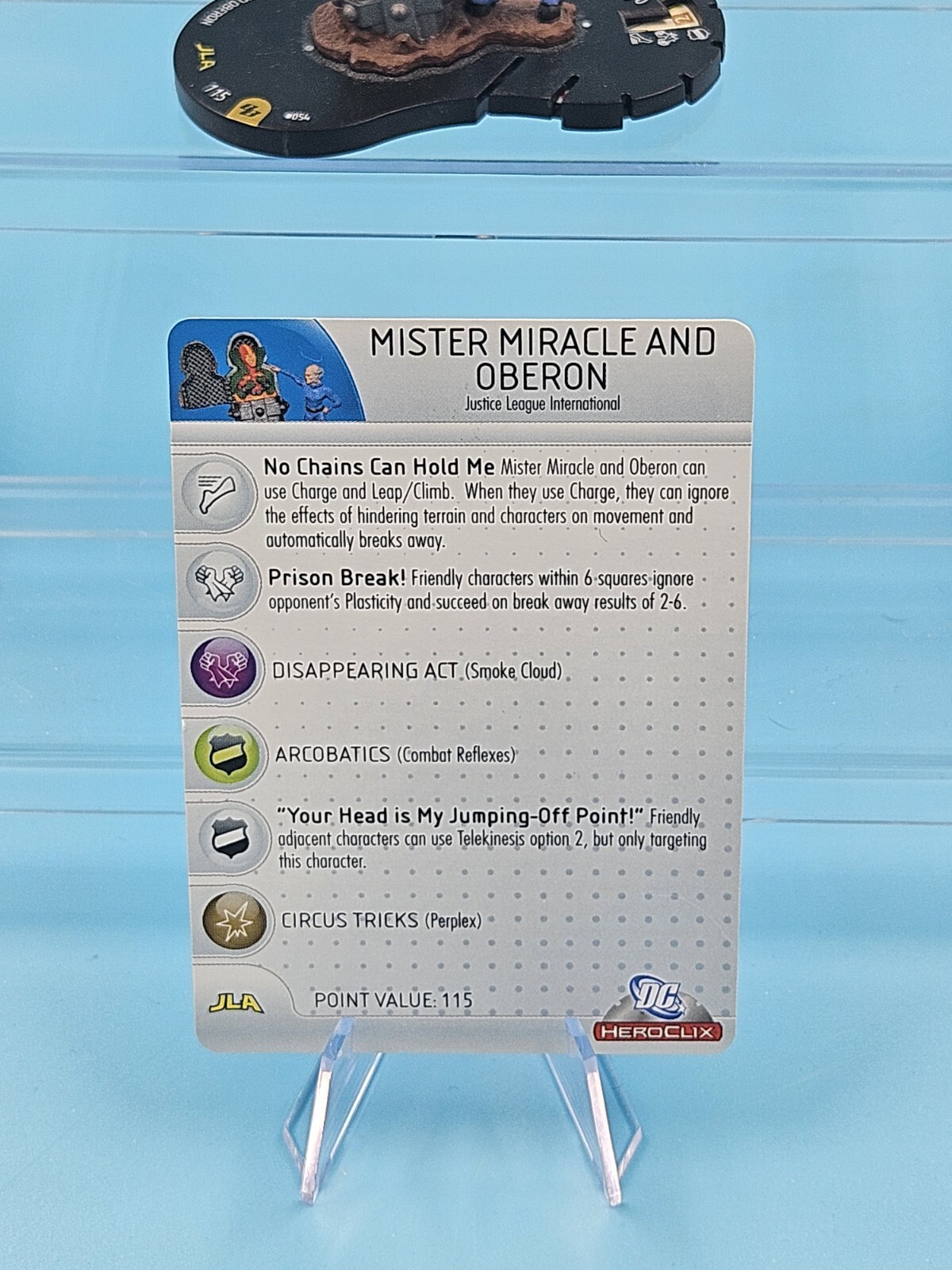 DC Heroclix Brave & the Bold 054 Mister Miracle and Oberon Super Rare
