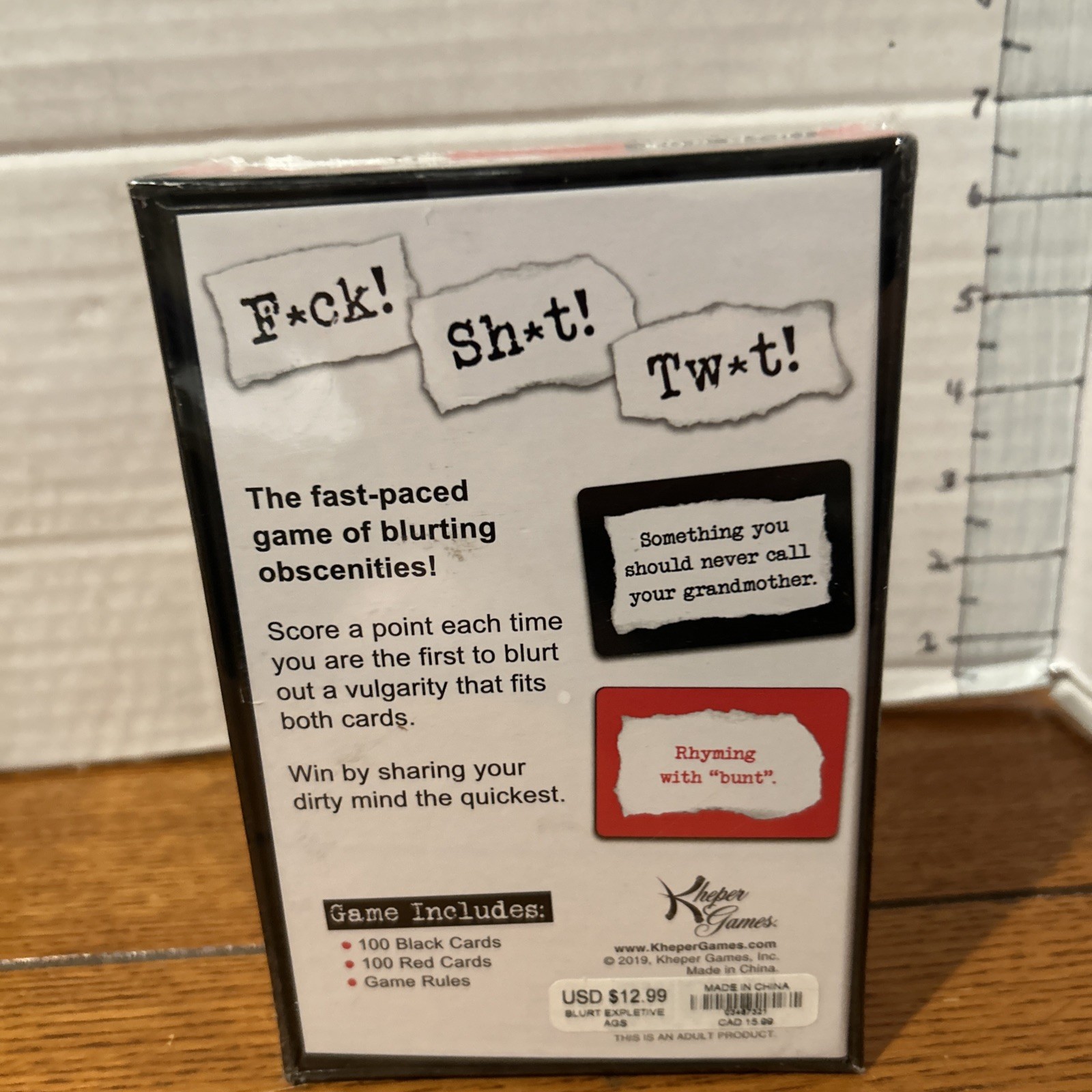 Fck! Sht! Tw*t! – Outrageous Adult Card Game for 18+ Party Nights NEW SEALED