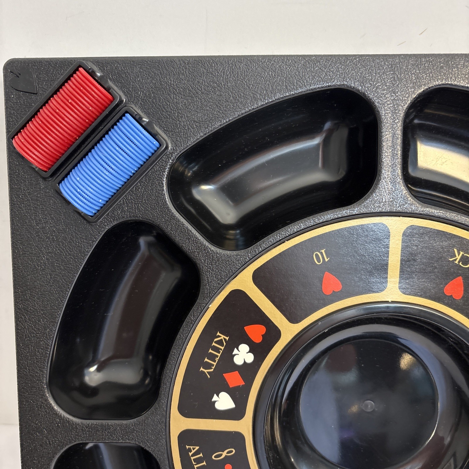 TRIPOLEY Tournament Edition NEW Cadaco 1992 Turntable Style HEARTS POKER RUMMY