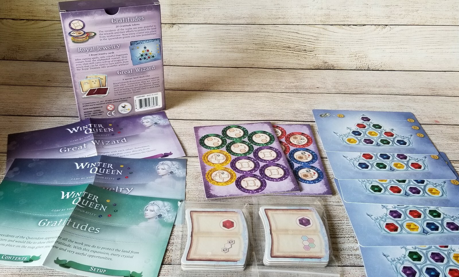 Winter Queen Kickstarter Edition with Mini Expansion Crowd Games NEW SEALED