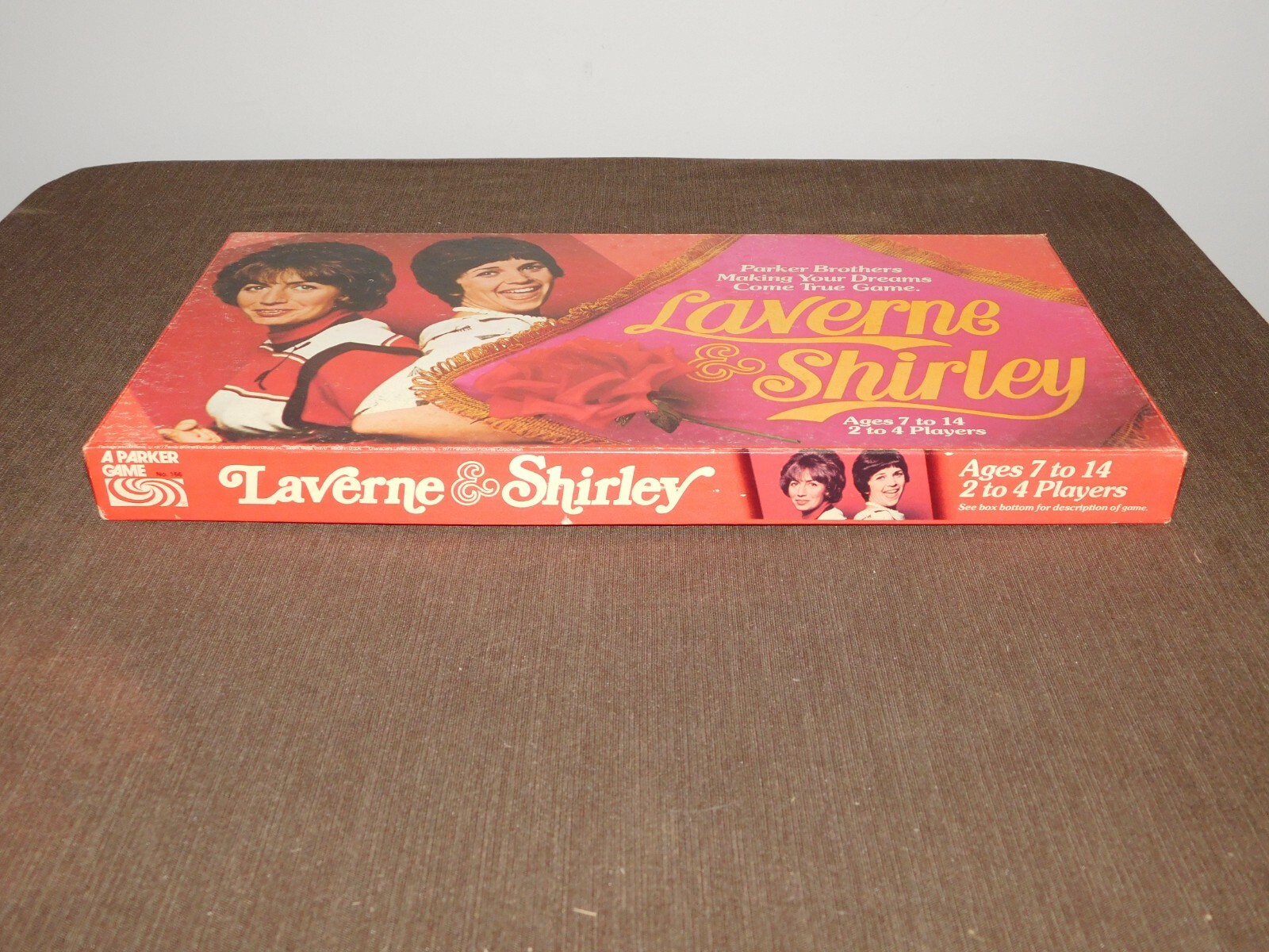 VINTAGE 1977 PARKER BROTHERS LAVERNE & SHIRLEY BOARD GAME COMPLETE