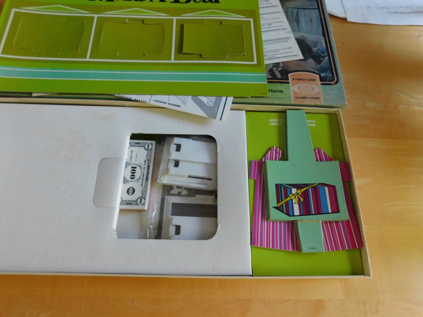 1974 Let’s Make A Deal board Game – Monty Hall by Ideal Toy Corp Complete