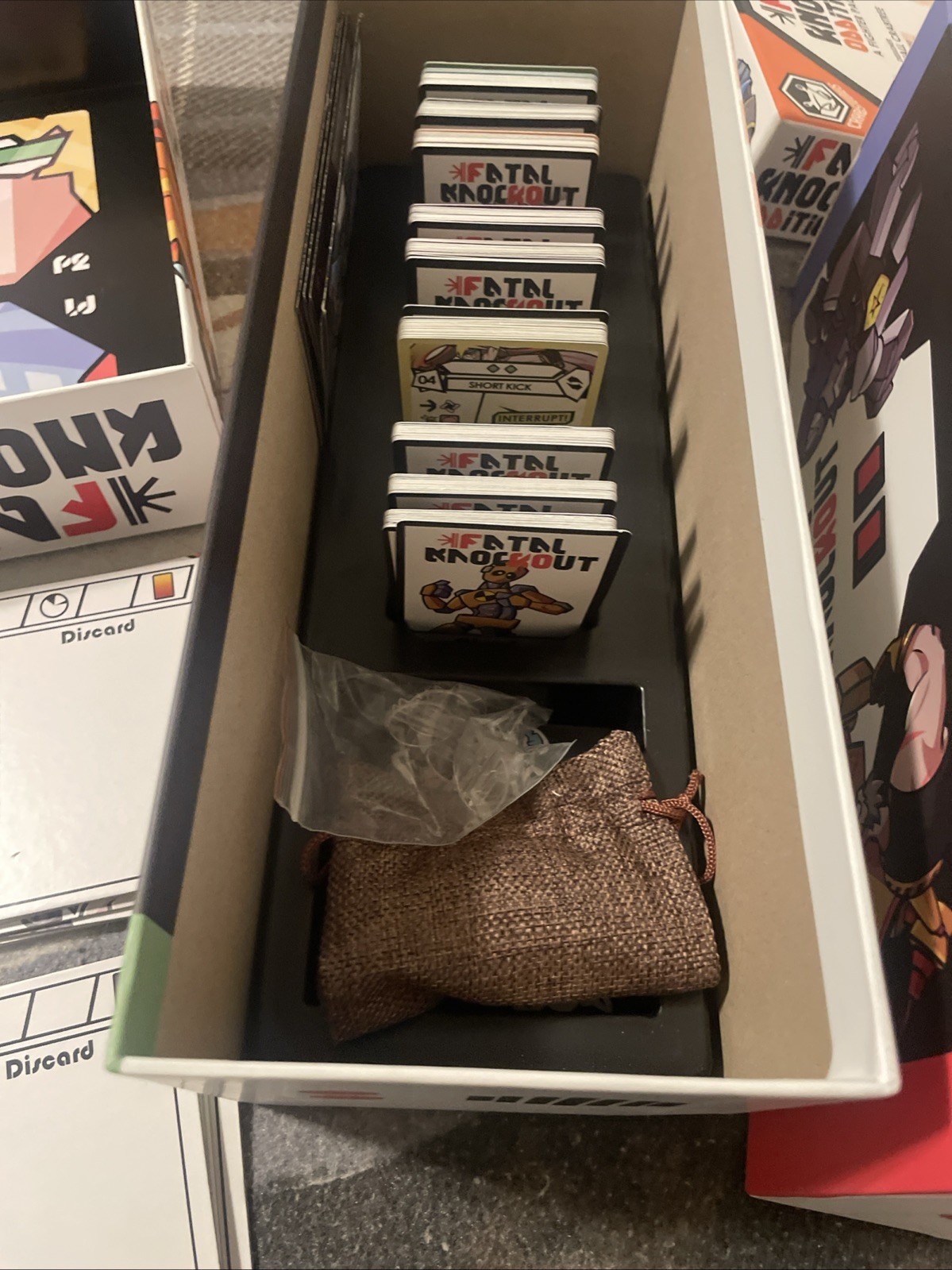 Fatal Knockout Board Game Crab Studios Kickstarter Game + Oddities Expansion
