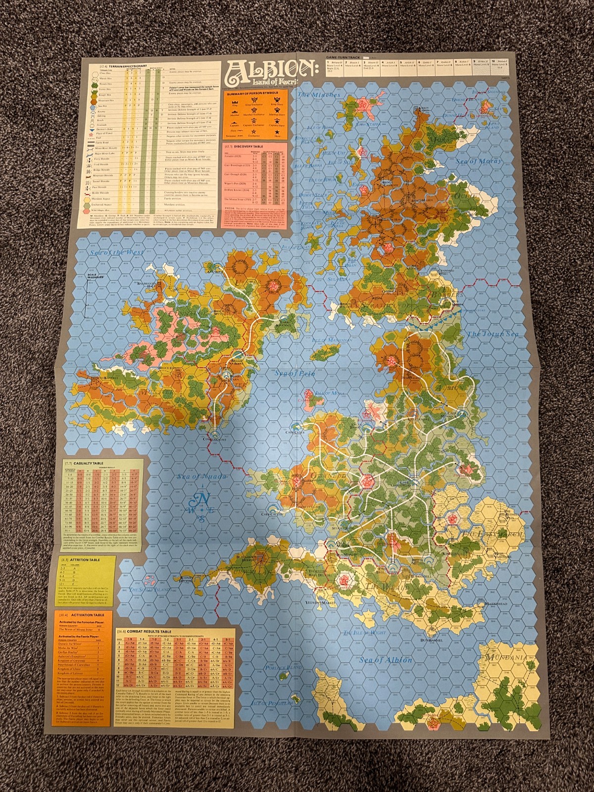 SPI ARES #11 – ALBION – Land of Faerie – Adventure Game