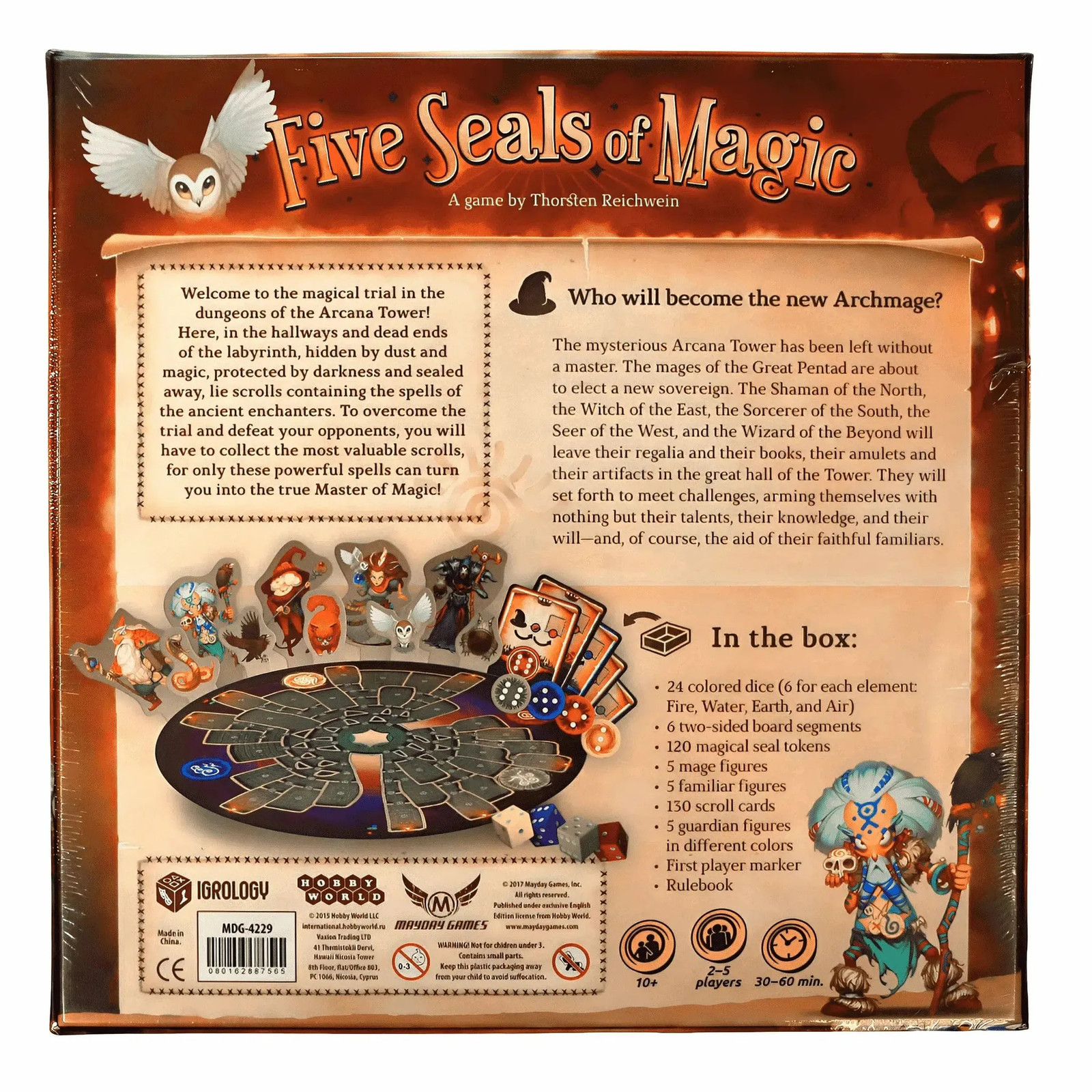 Five Seals of Magic – Board Game – Mayday Games