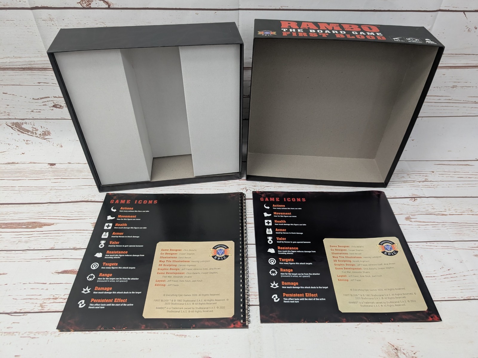 Rambo The Board Game Trilogy Collection Bundle Complete Everything Epic