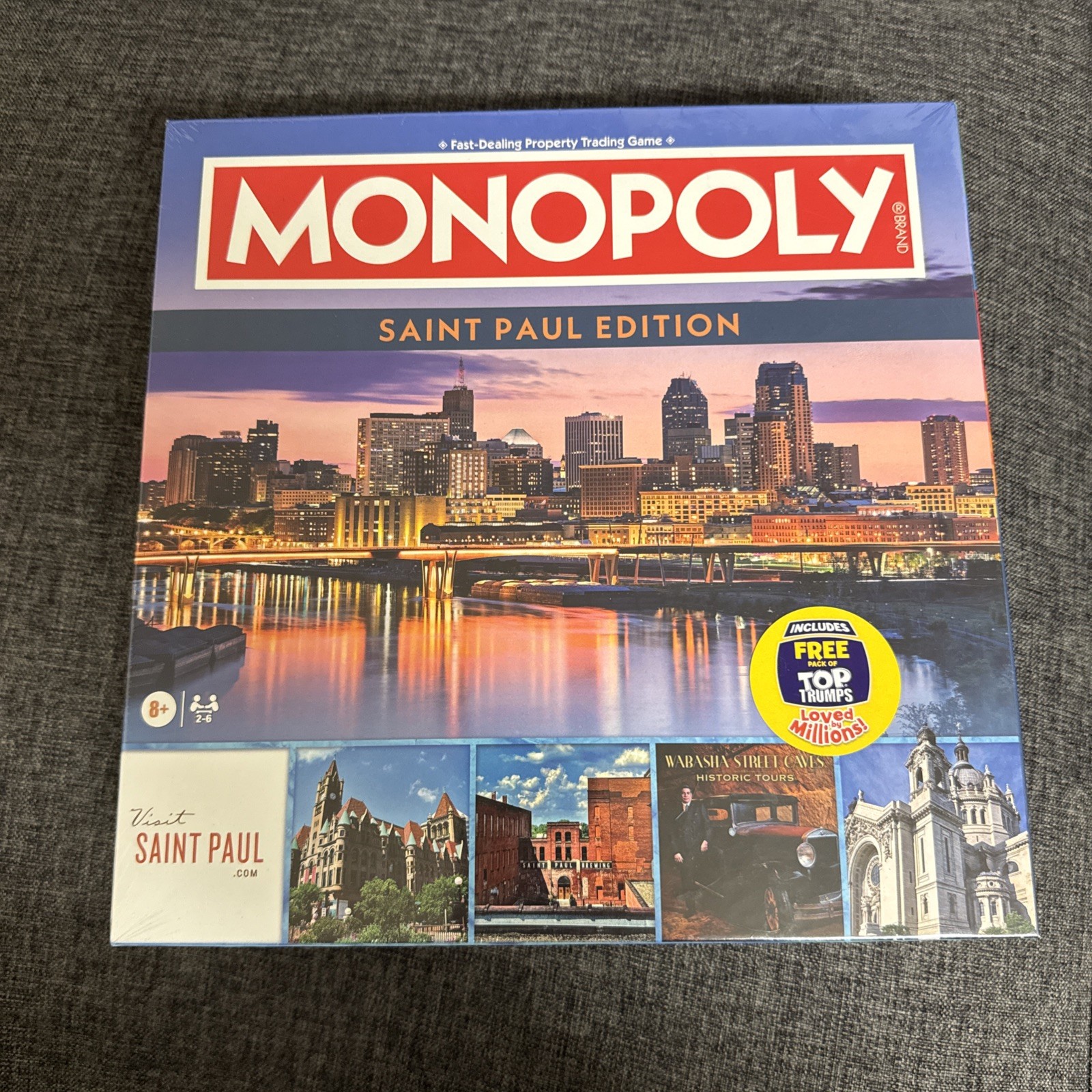 Saint Paul Edition, MN Monopoly Board Game NEW IN PLASTIC