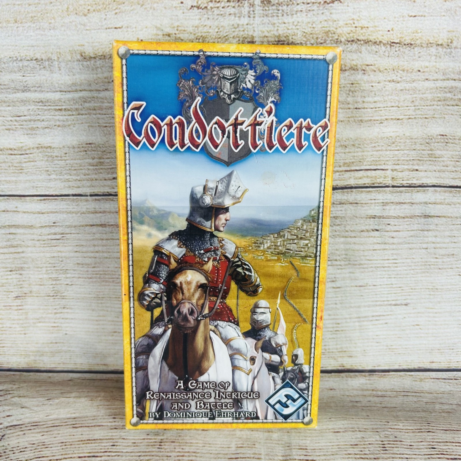 Condottiere Board Game Complete Renaissance Strategy Fantasy Flight Games Very G