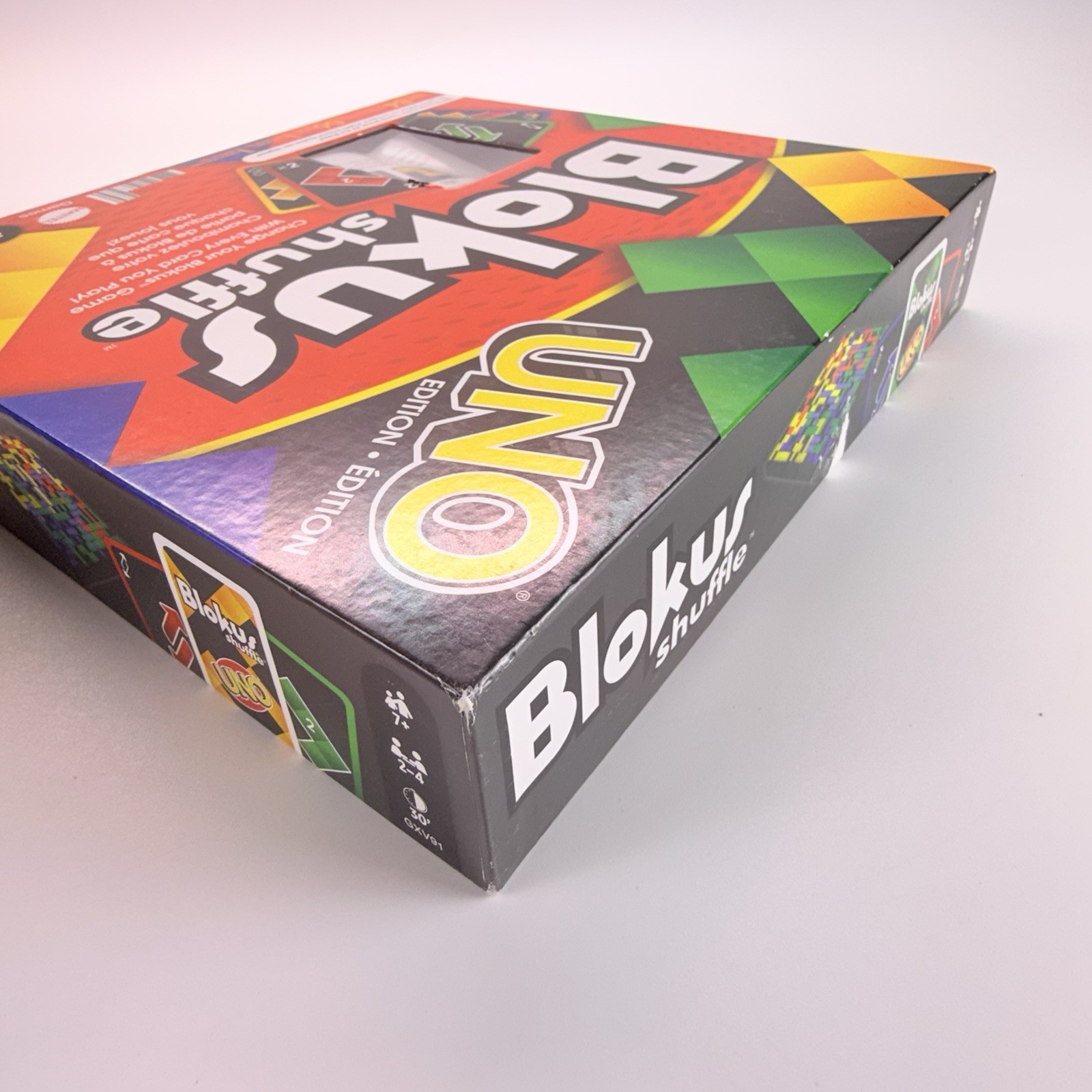Blokus Shuffle Uno Edition COMPLETE Mattel 2021 Classic Strategy Action Cards