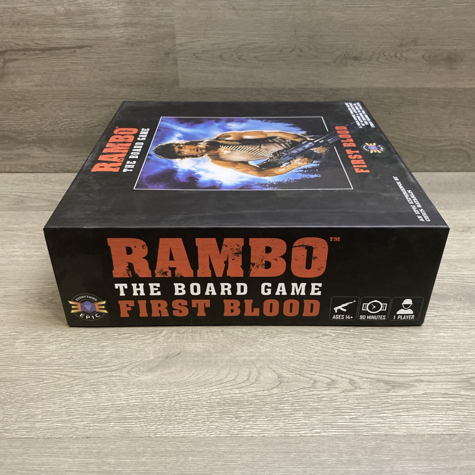 Everything Epic Board Game Rambo – The Board Game – First Blood Box EX/NM