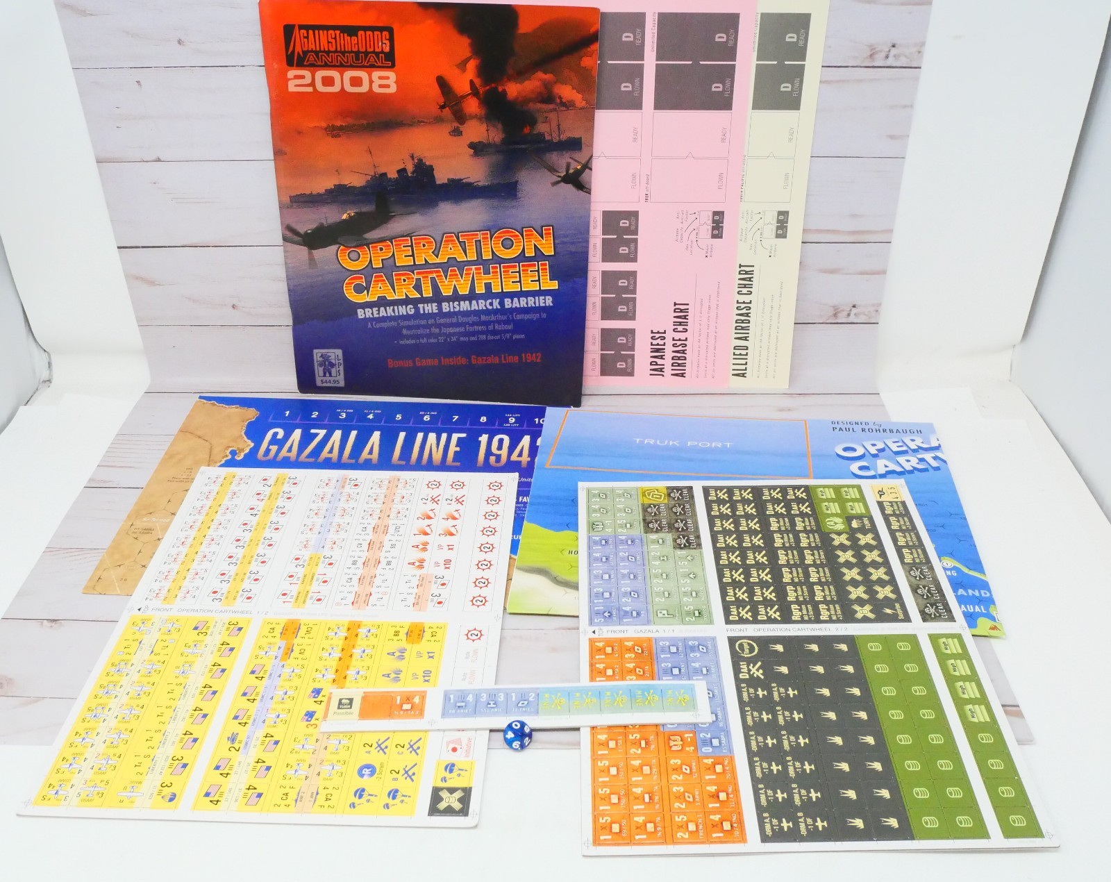 Against the Odds Annual 2008, Operation Cartwheel & Gazala Line 1942, Unpunched
