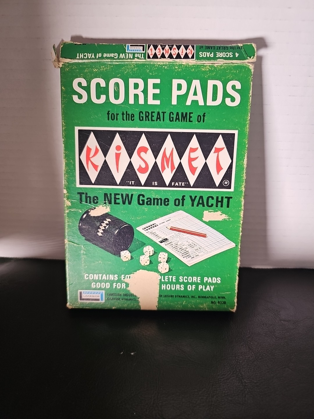 Kismet Yacht Vintage Scorepads With Original Box K472. 3 Mostly Full Score Pads
