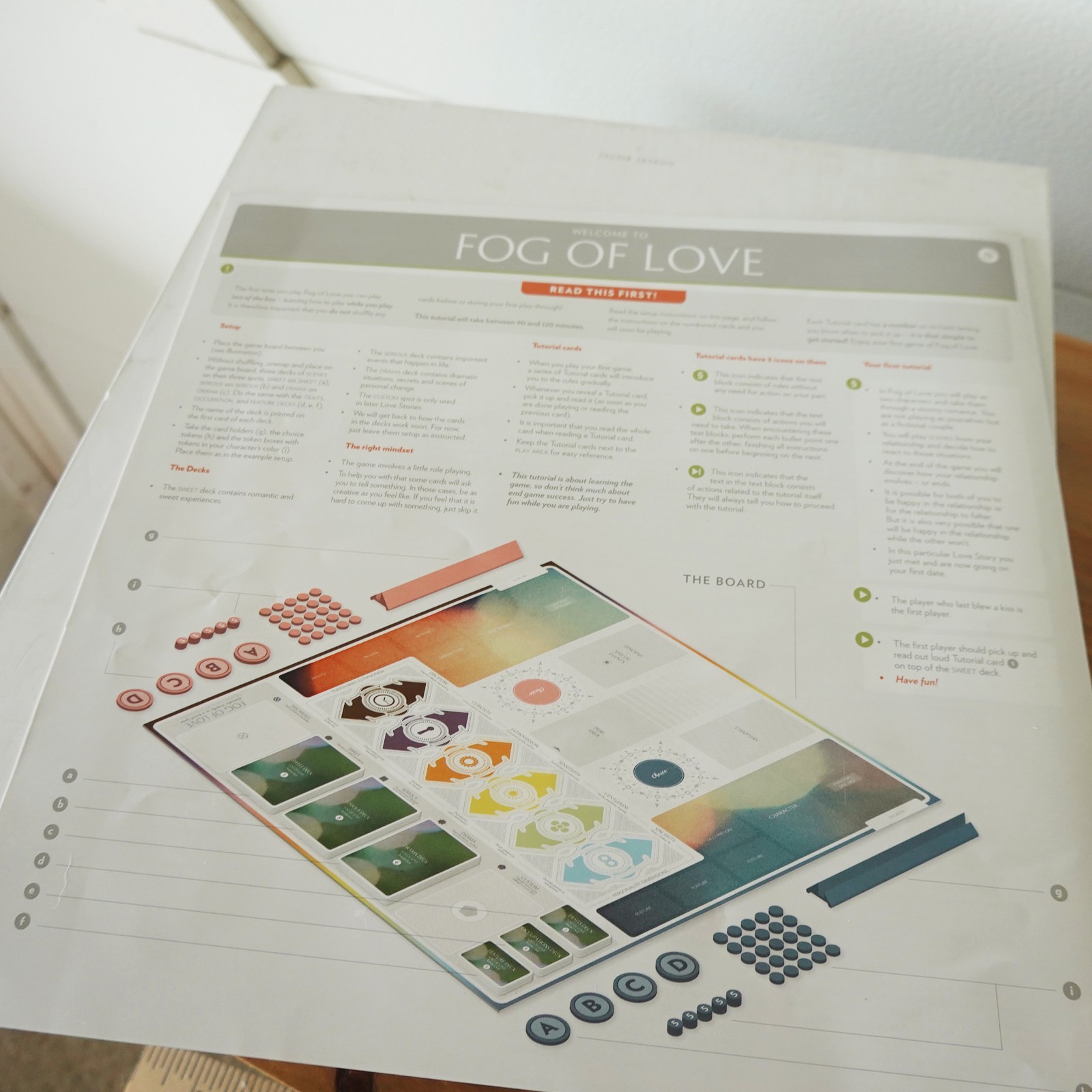 Fog of Love (Male Couple Cover) -Romantic Comedy Board Game