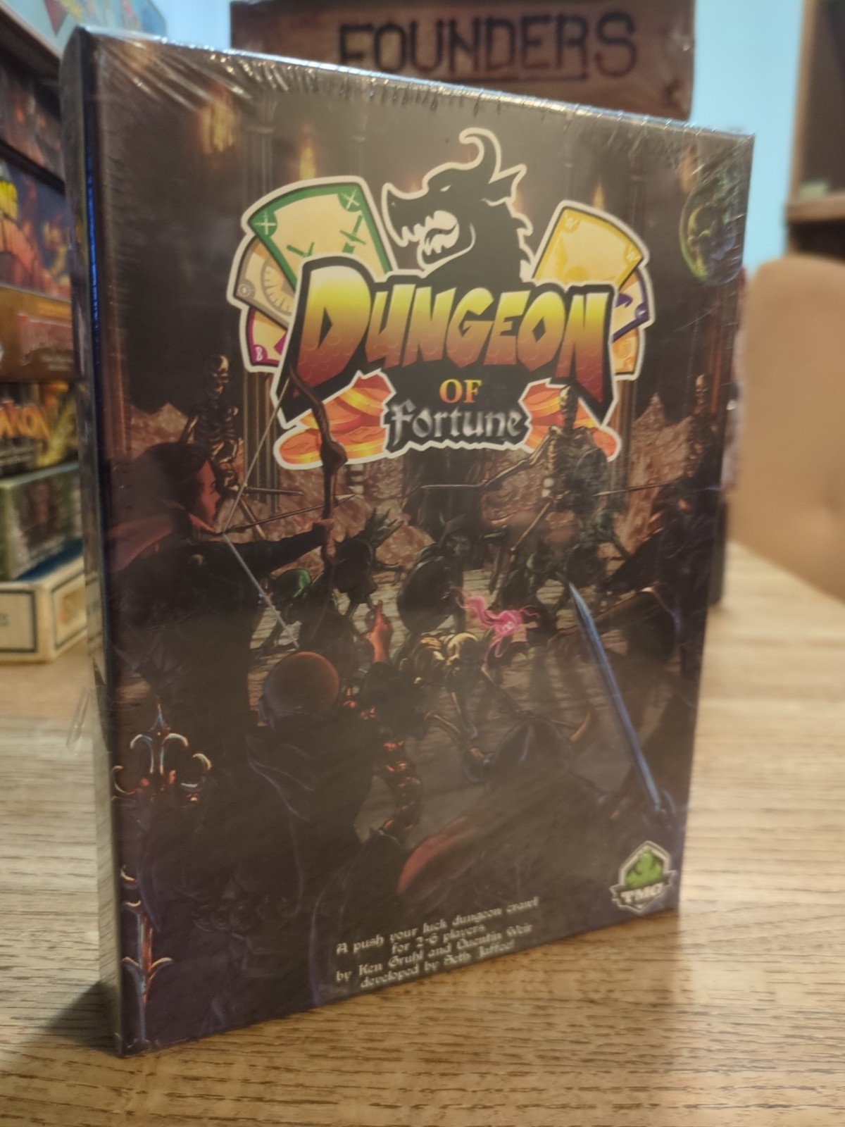 Dungeon of Fortune RPG Fantasy Dragon Board Game by Tasty Minstrel SEALED