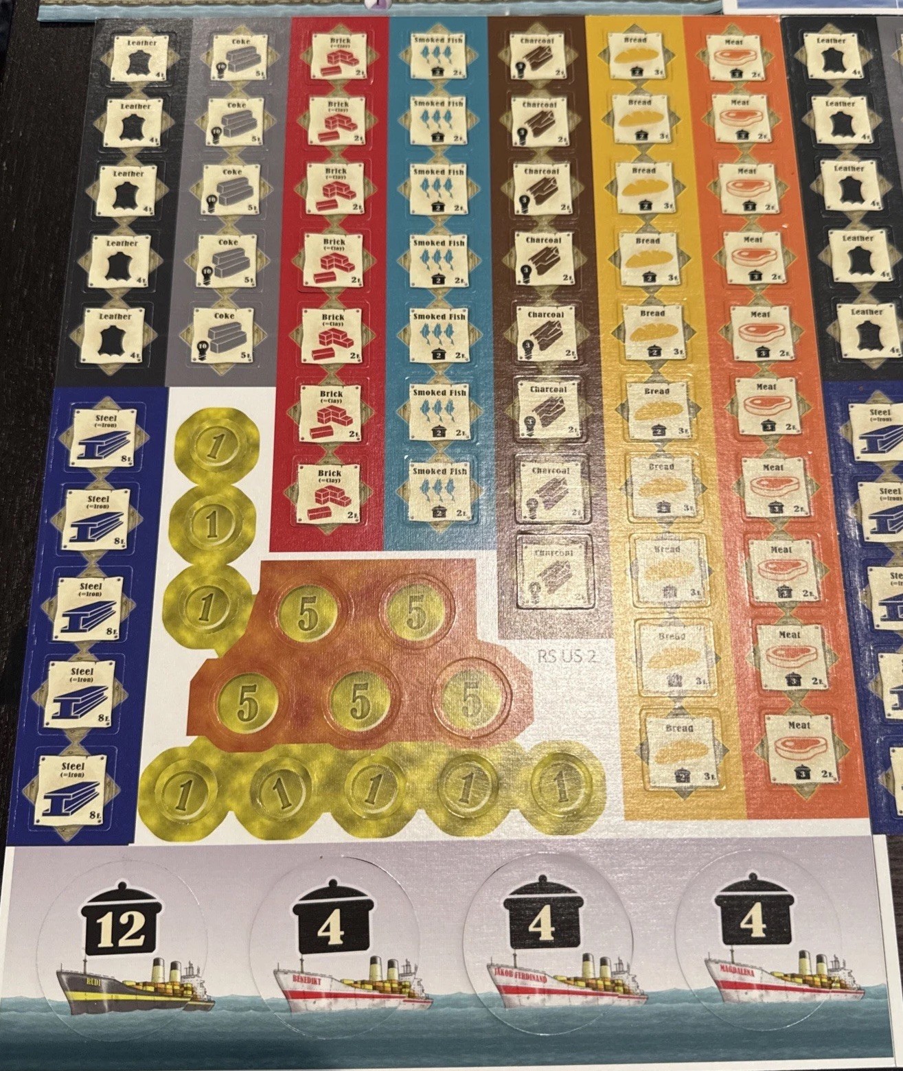 LE HAVRE Board Game Almost 100% COMPLETE 2009 MULTI AWARD WINNER See Description
