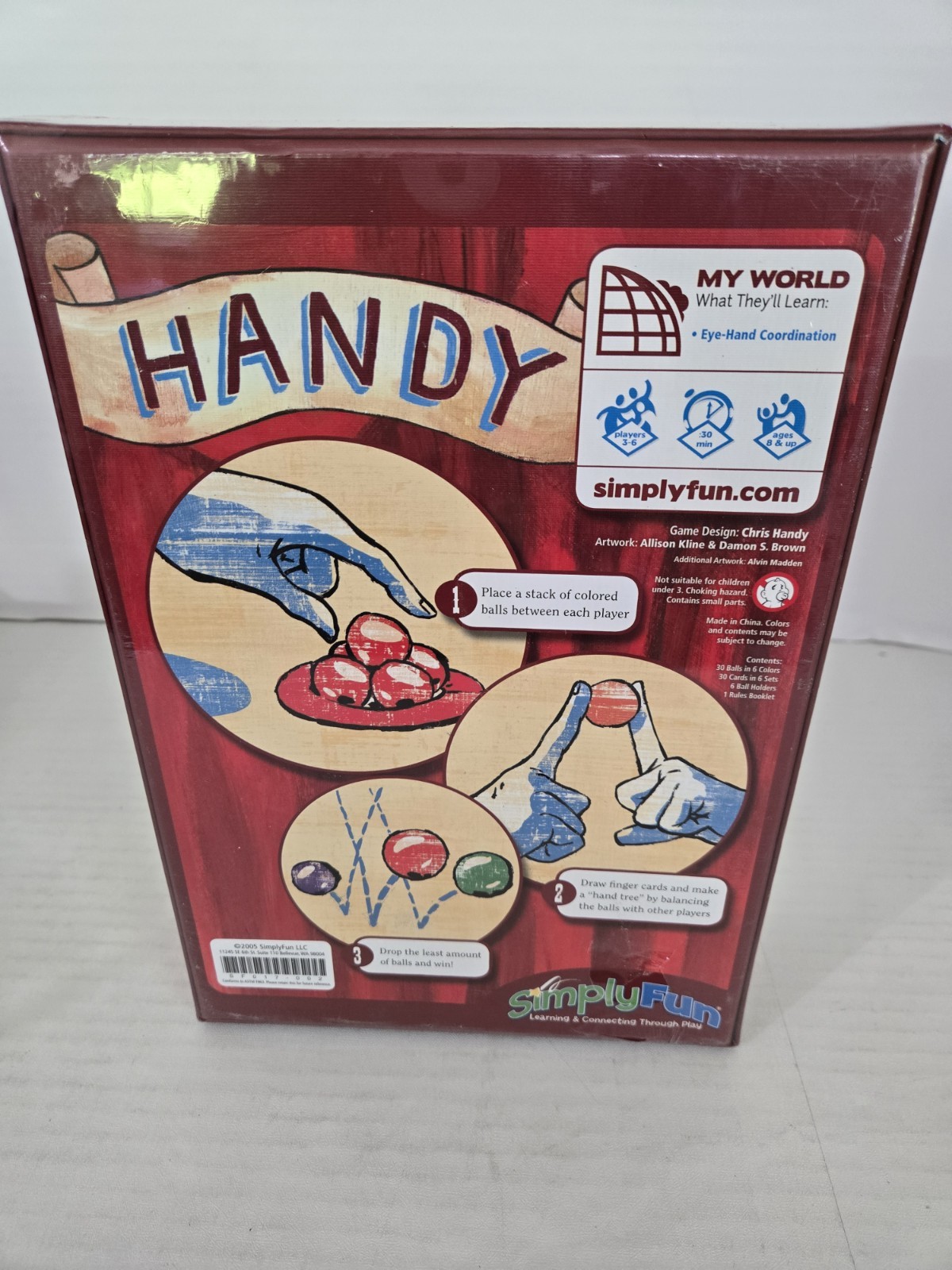 Simply Fun Handy Amazing 5 Finger Frenzy Learn Through Play FREE SHIPPING
