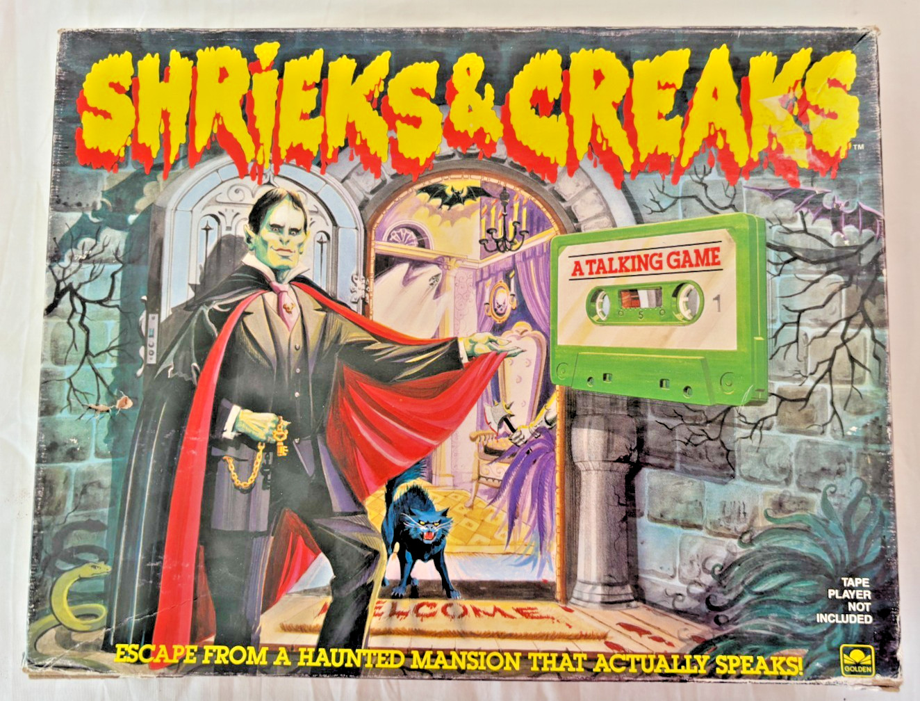 Vintage Shrieks & Creaks Board Game | Golden | 1988 | 100% Complete | Used