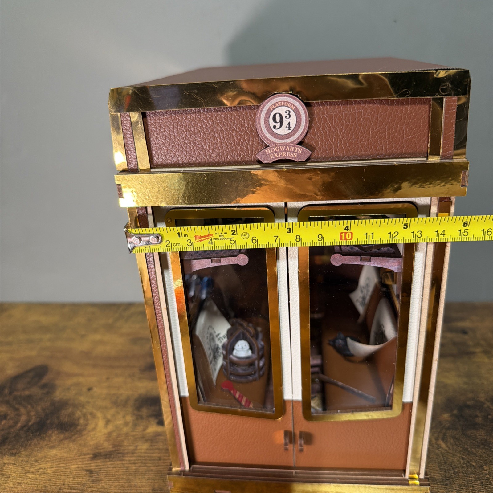 DIY Book Nook Kit Miniature Infinity Train Cabin 3D Puzzle Tonecheer – Harry P.