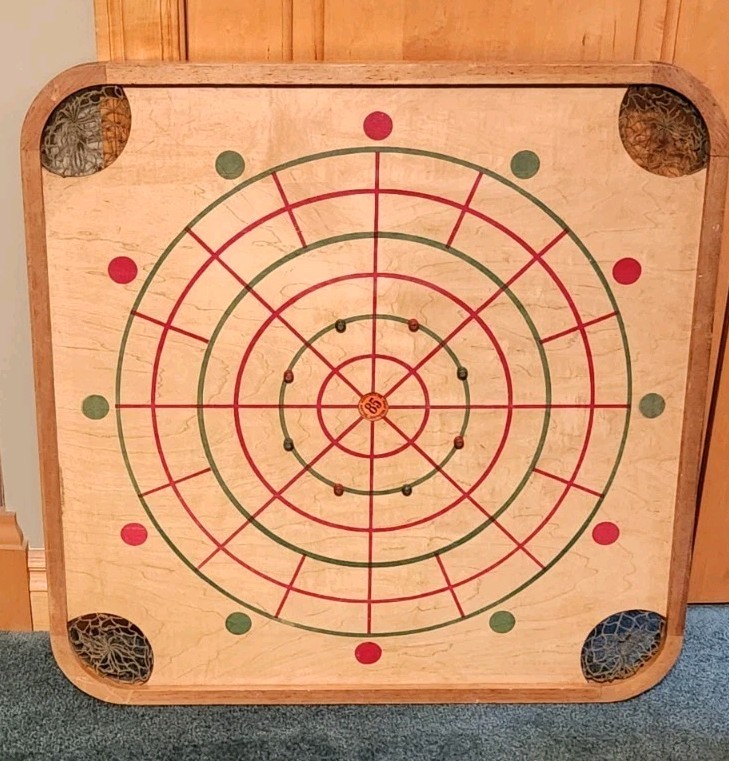 Vintage CARROM GAME BOARD Model 85 wall art