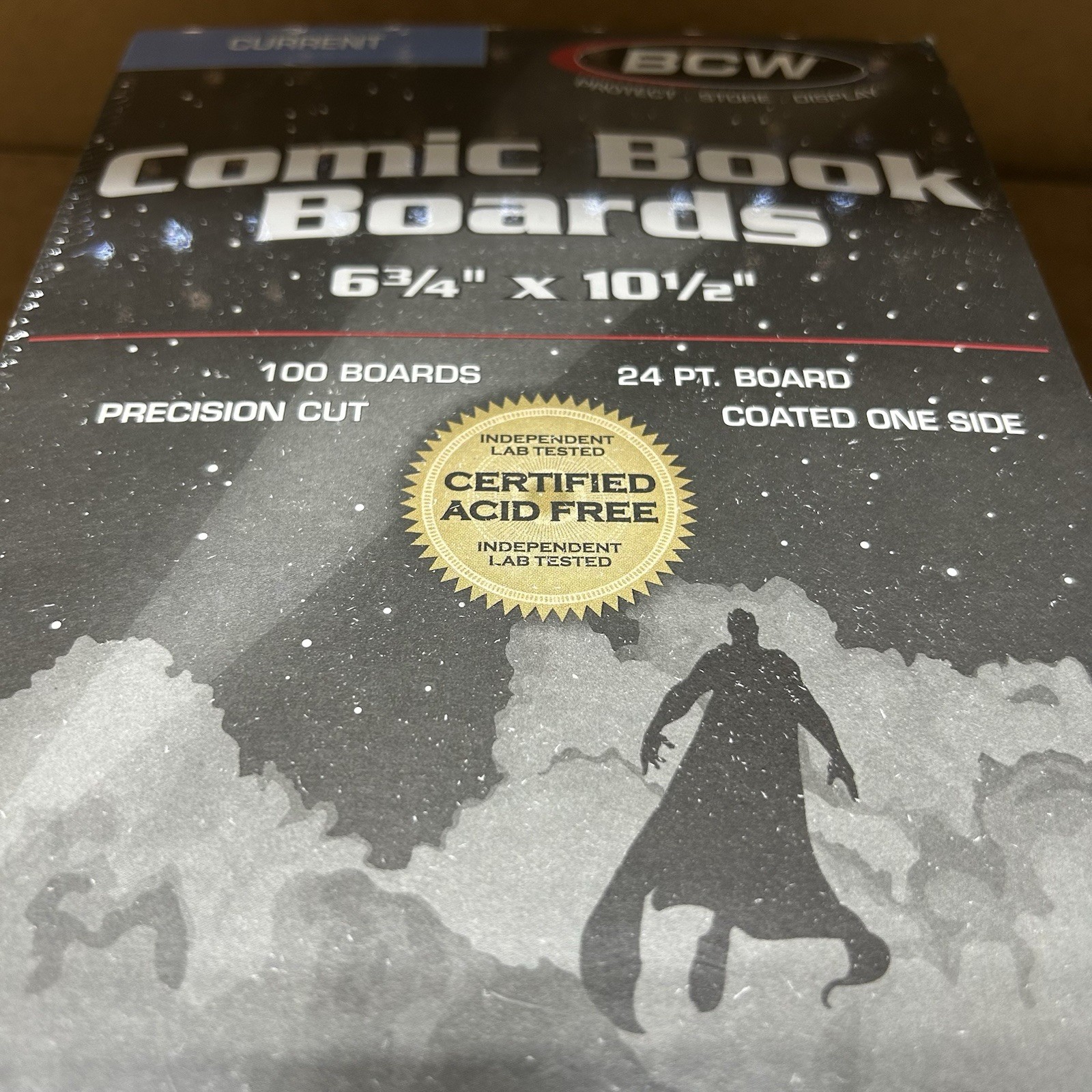 BCW Current Comic Backing Backer Boards Pack of 100 6 3/4 X 10 1/2-100 Count-NEW