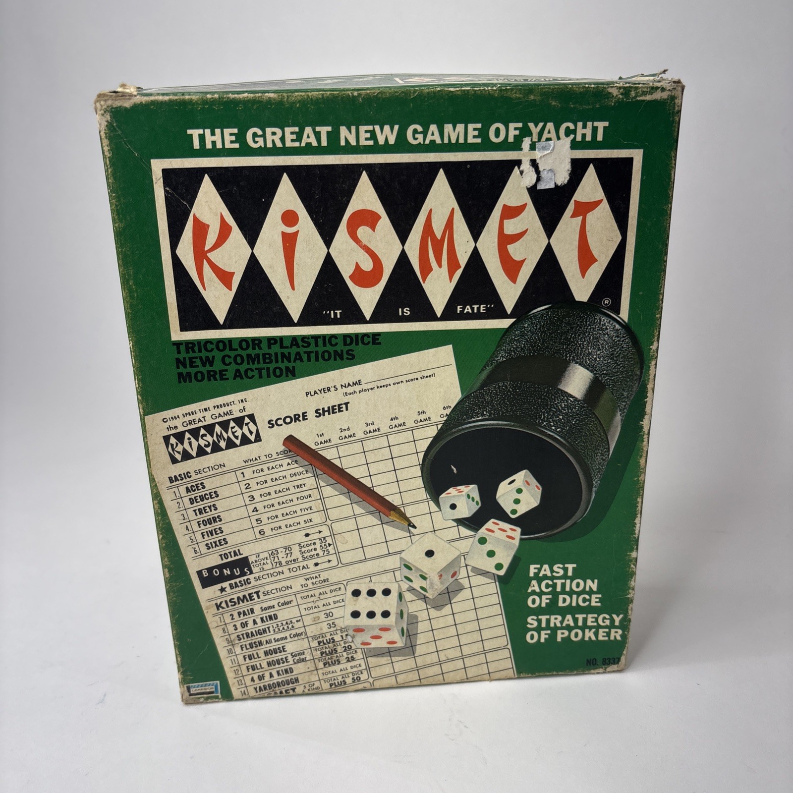 Vintage Kismet Game from 1964 BOX ONLY