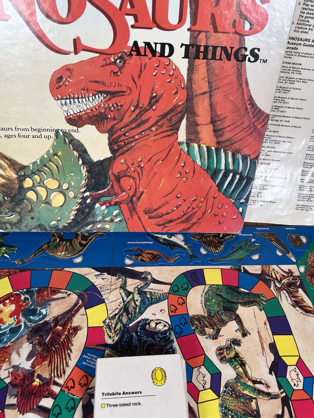 VTG Dinosaurs and Things Board Game by Aristoplay Complete!