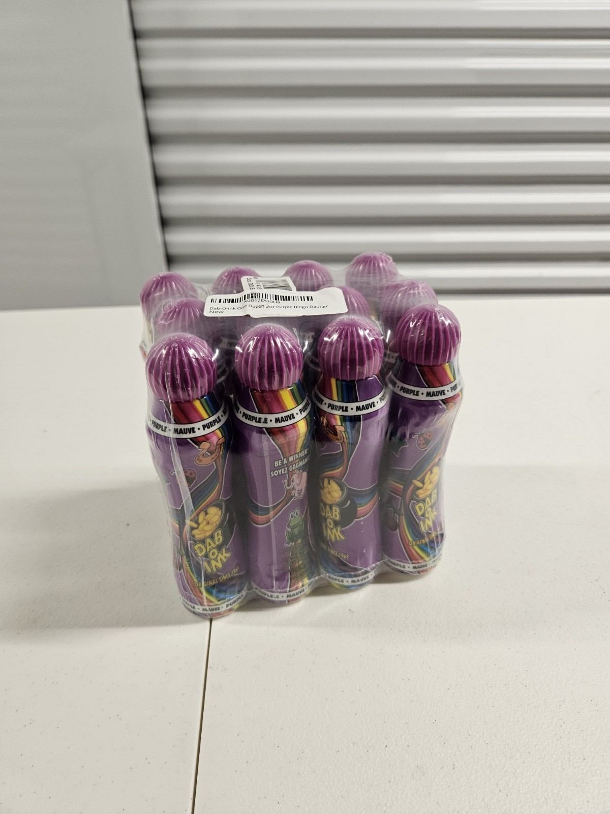 Dab O Ink Set of 12 Purple Bingo Markers Daubers 3 Ounces Each New