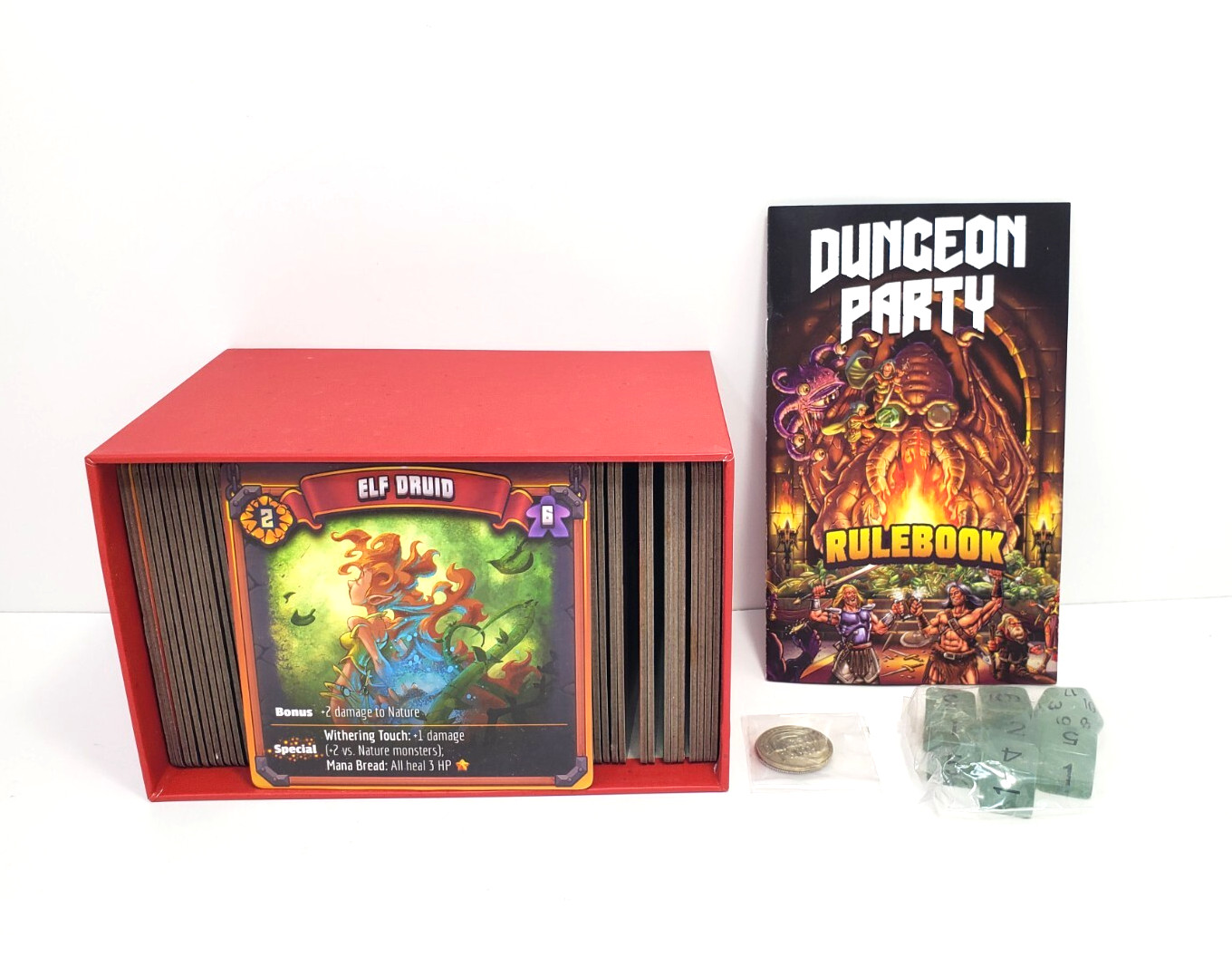 Dungeon Party Role-Playing Game CIB Starter Set by Forbidden Games RPG
