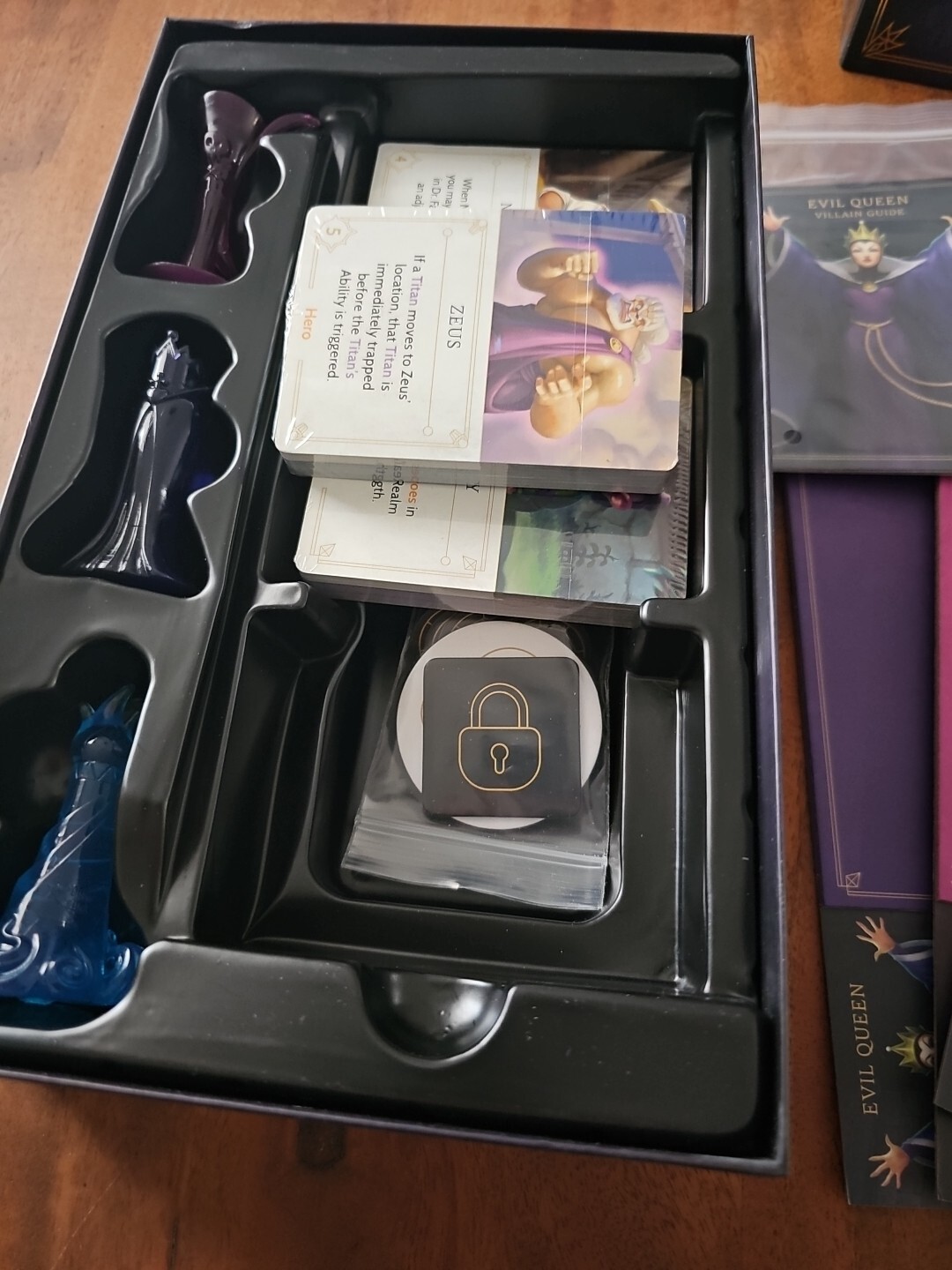 Ravensburger Disney Villainous: Wicked to The Core Board Game- Open Box