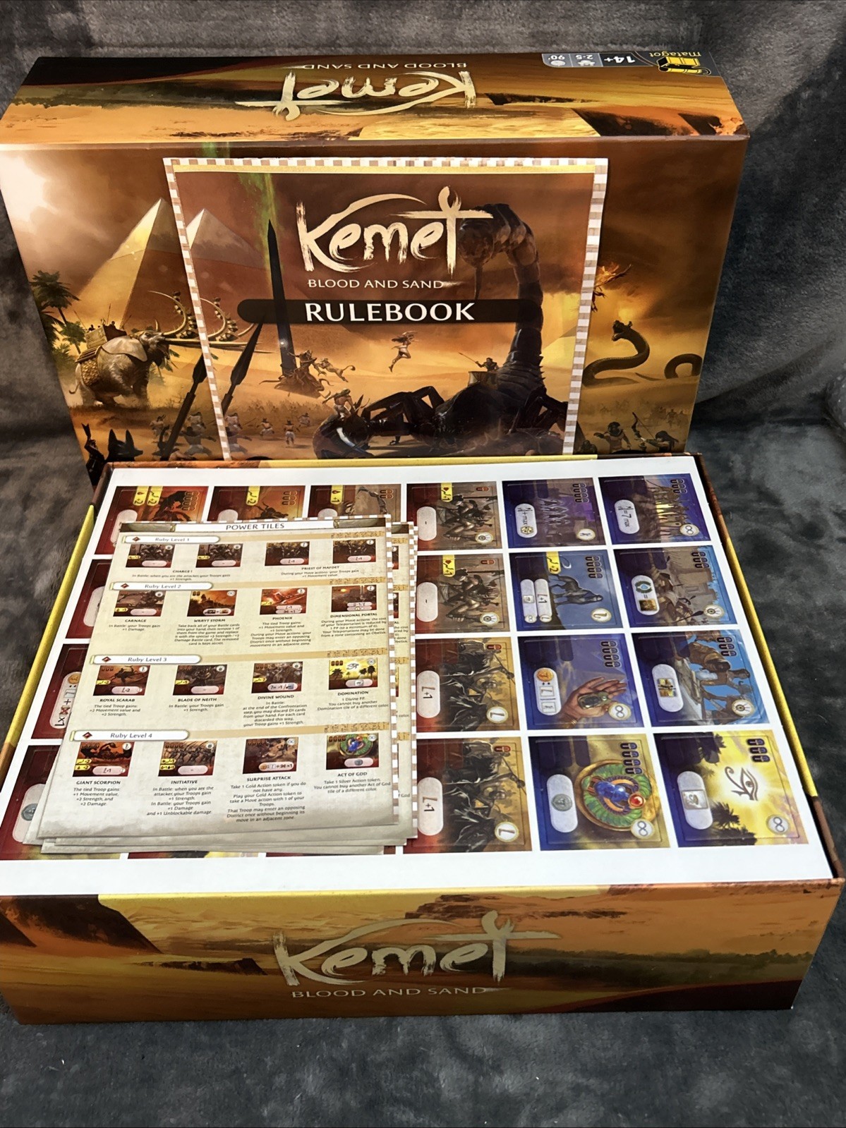 Matagot Kemet: Blood and Sand Fantasy Board Game Miniatures 2-5 Players 14+ 2020