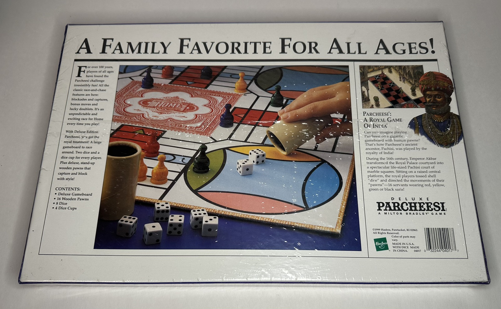 Deluxe Parcheesi Milton Bradley / A Royal Game Of India Edition / 1999 / Sealed