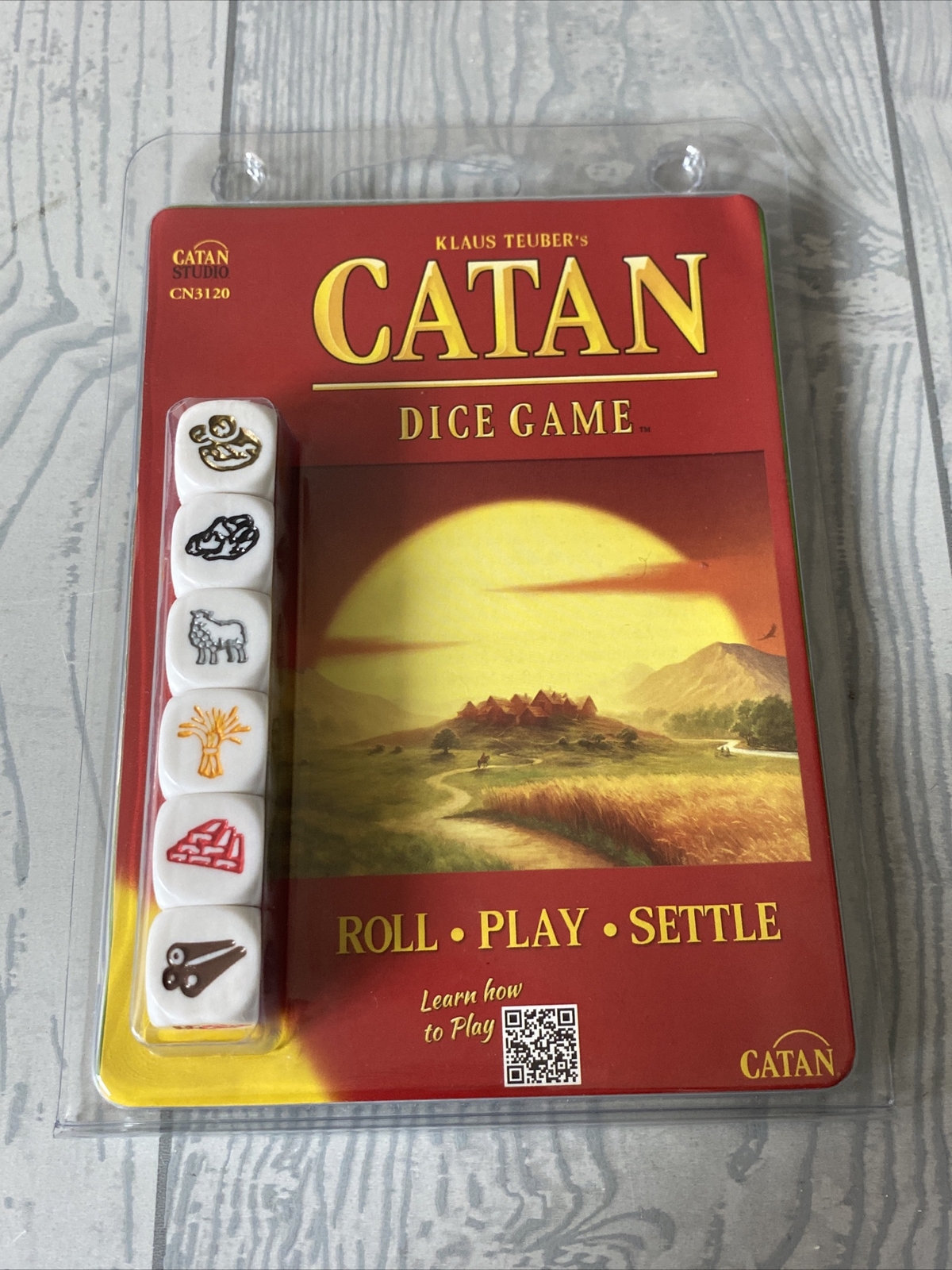 Catan Dice Game Clamshell Edition Studio CN3120 Settlers Family NEW Sealed