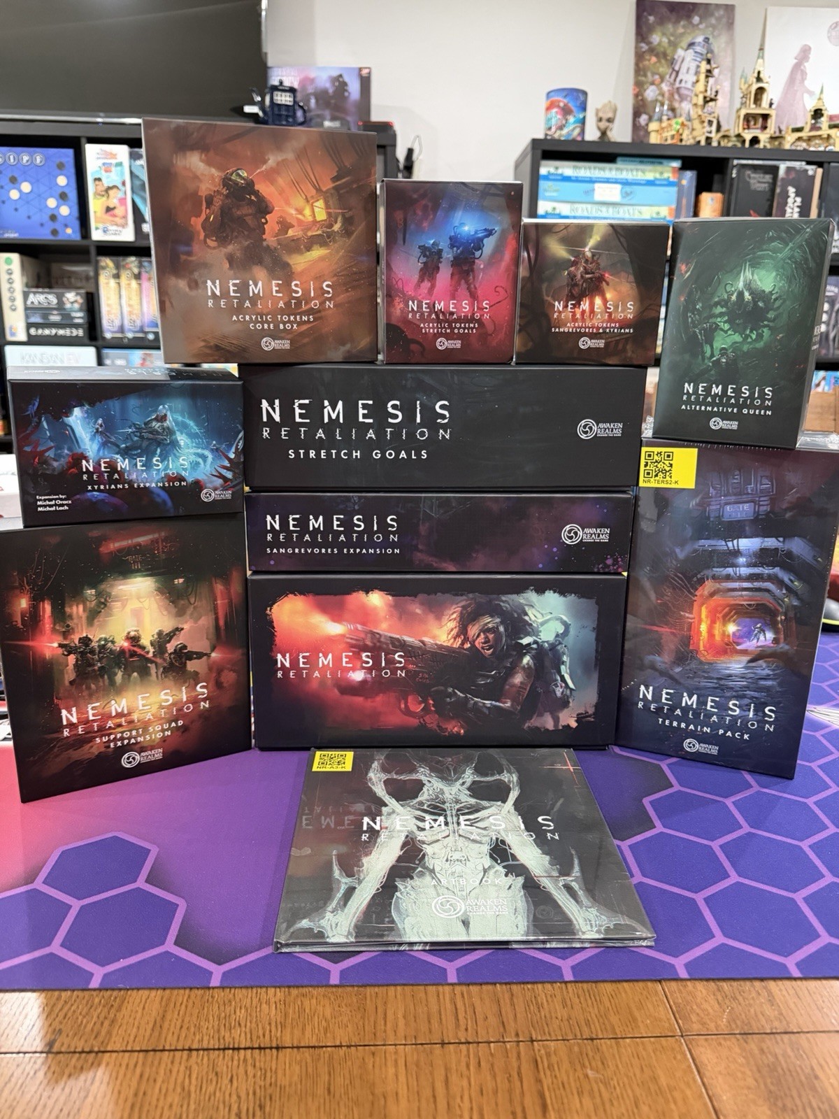 Nemesis: Retaliation – Gamefound Collector Edition w/Sundrop, 3D Terrain, etc..
