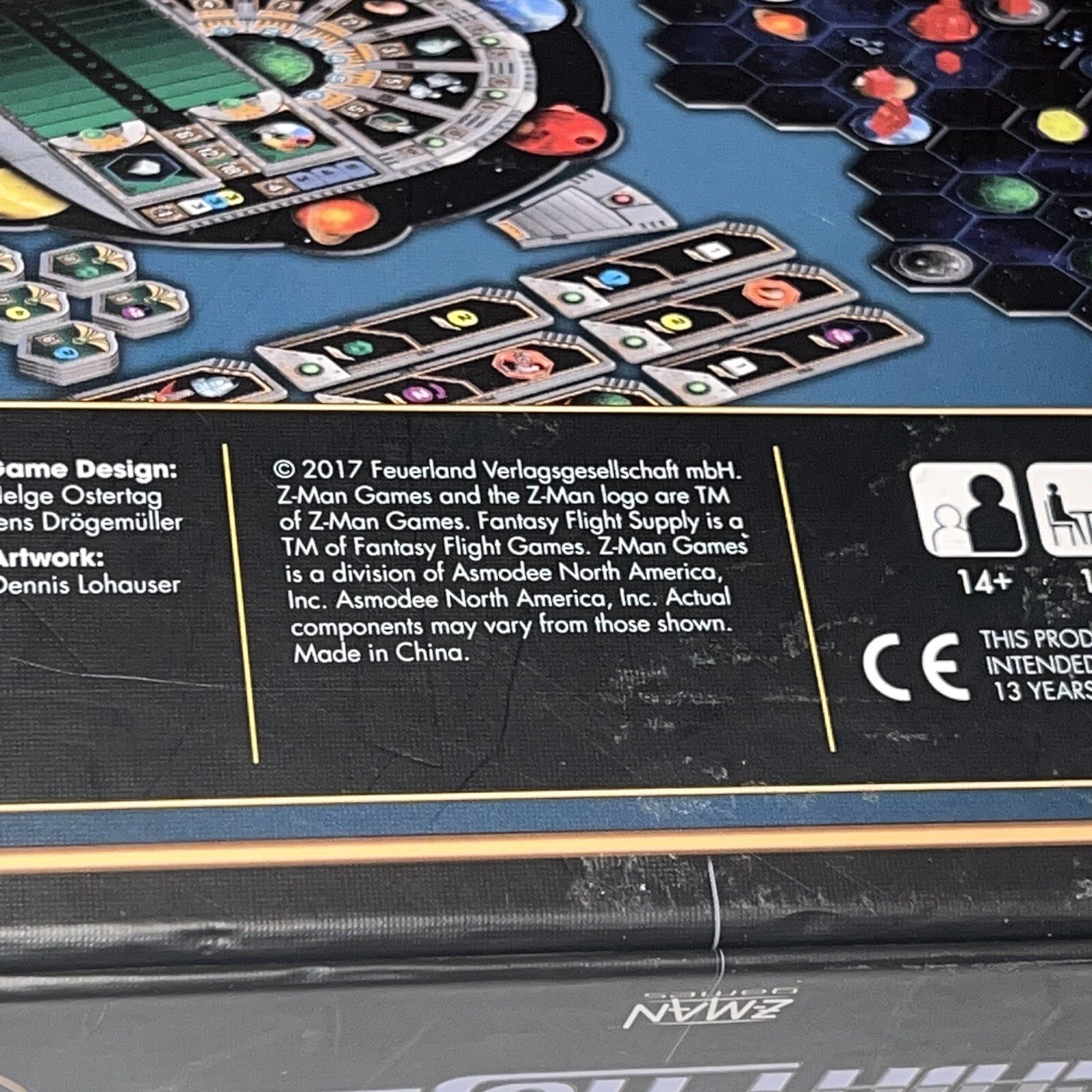 Gaia Project A Terra Mystica Board Game by Z-Man Games Complete Excellent Cond.