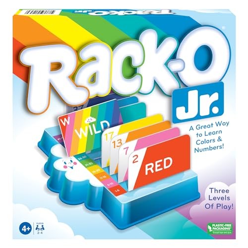 Winning Moves Rack-O Jr. Children’s Edition of the Game Medium, Blue