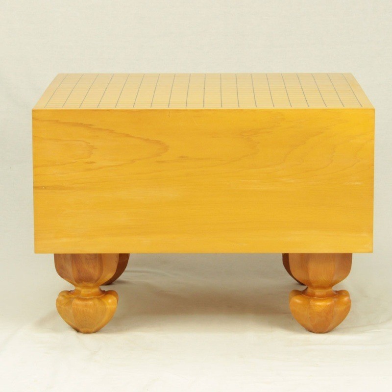 Mint Japanese Goban IGO “HON-KAYA 本榧” Wooden Board 4 legs Thick 7.6 in With Box