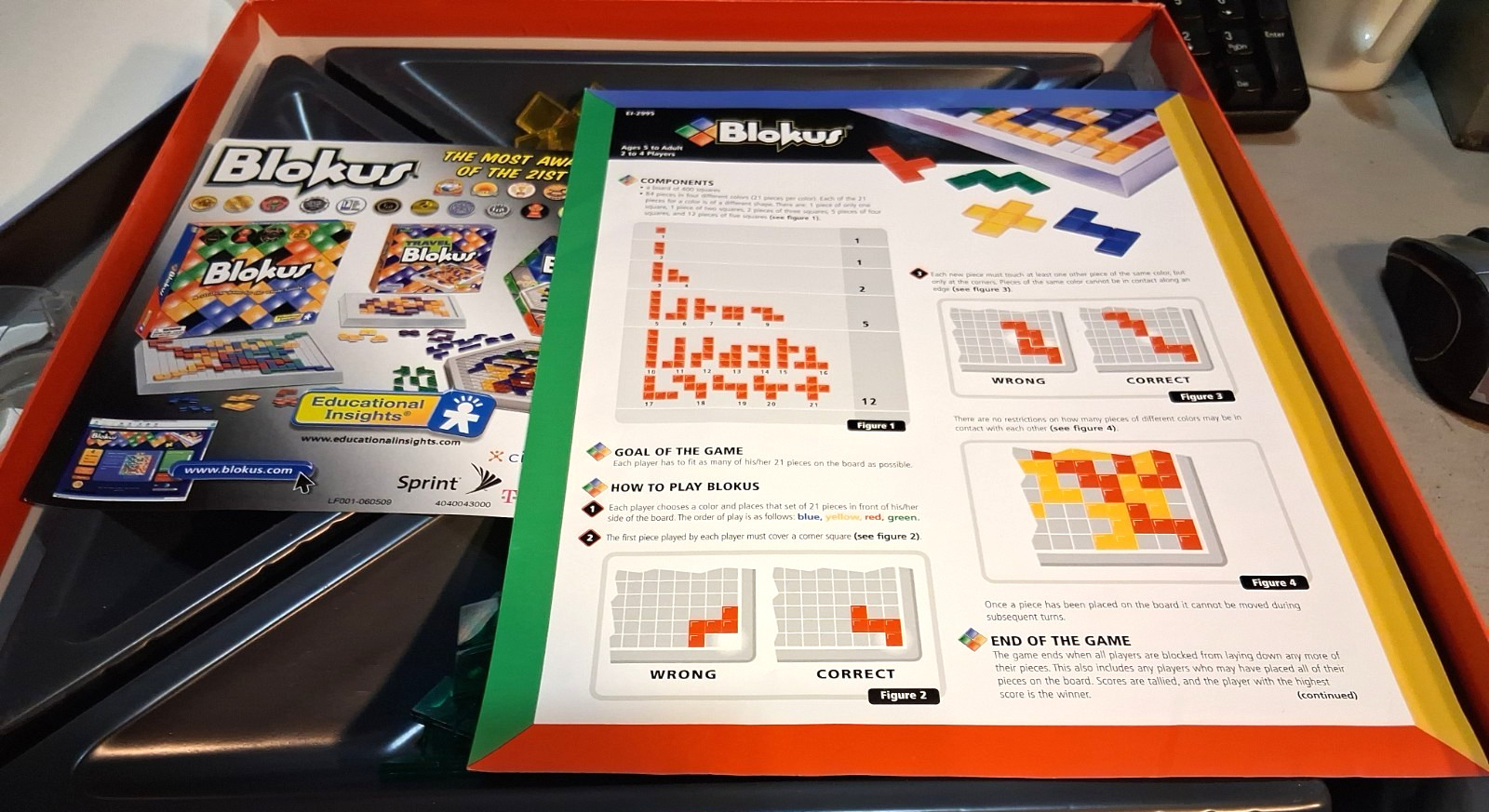 BLOKUS – A Strategy Game for the Whole Family – Educational Insights 2005