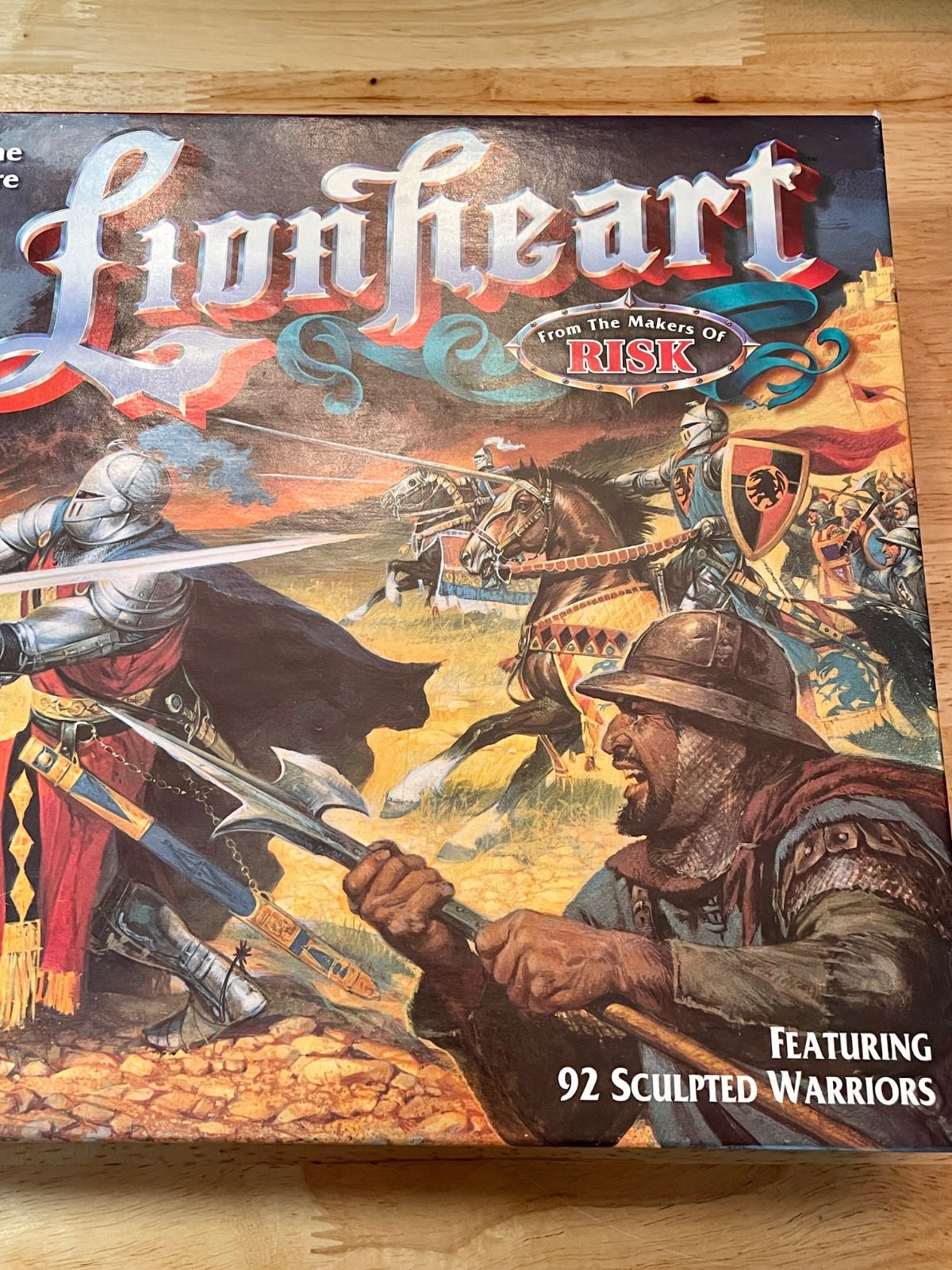 Lionheart Board Game 1997 Parker Brothers Medieval Warfare Complete
