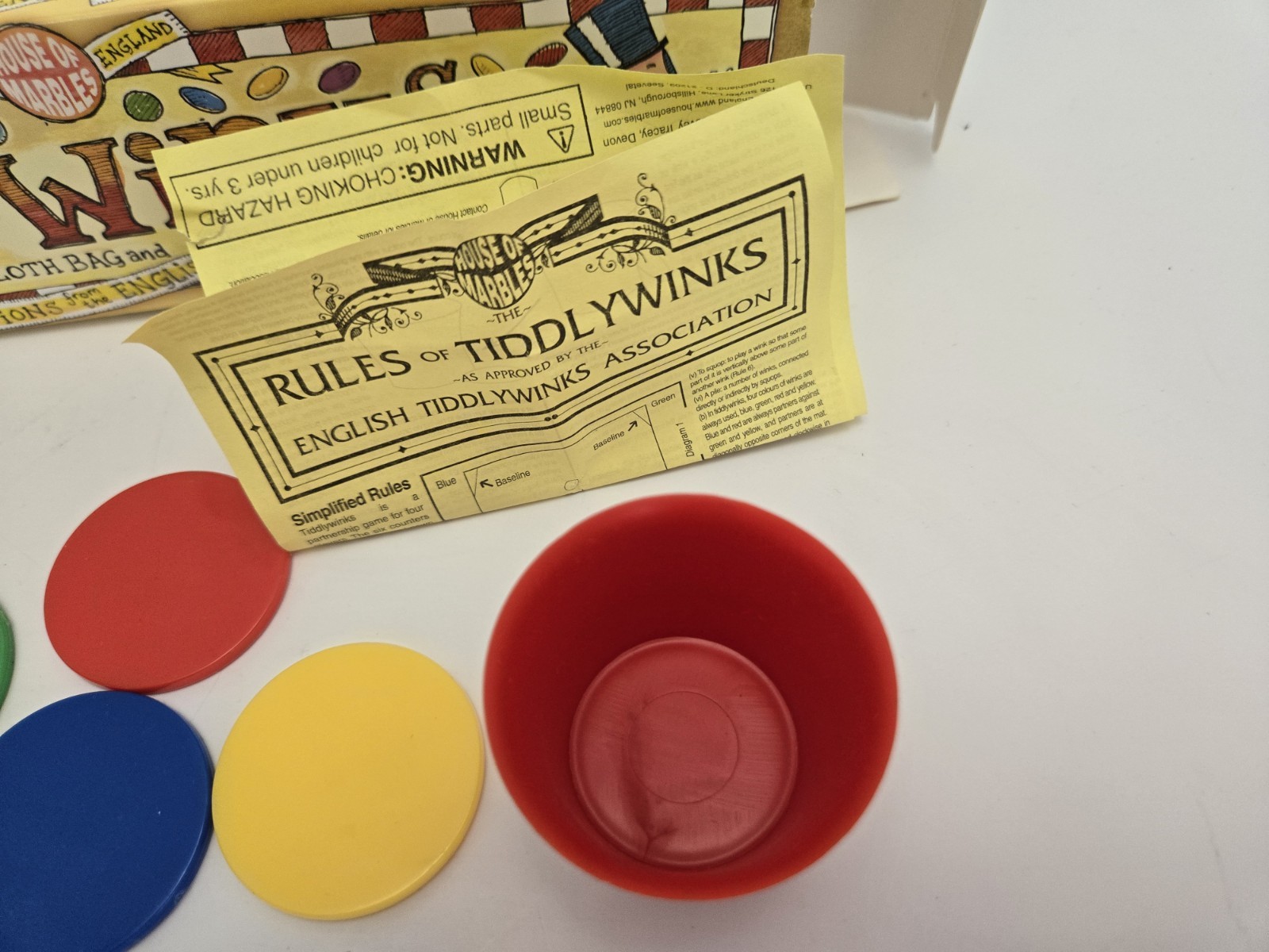 House of Marbles Tiddlywinks Vintage Game New FREE SHIPPING