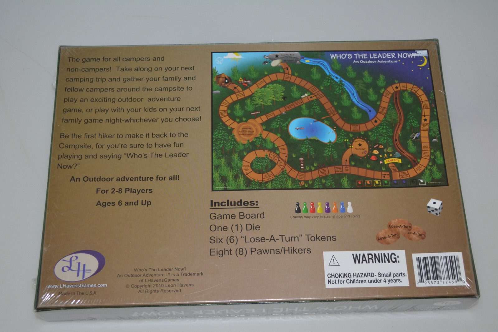 WHO’S THE LEADER NOW AN OUTDOOR ADVENTURE GAME AGES 6 & UP 2 to 8 PLAYERS SEALED